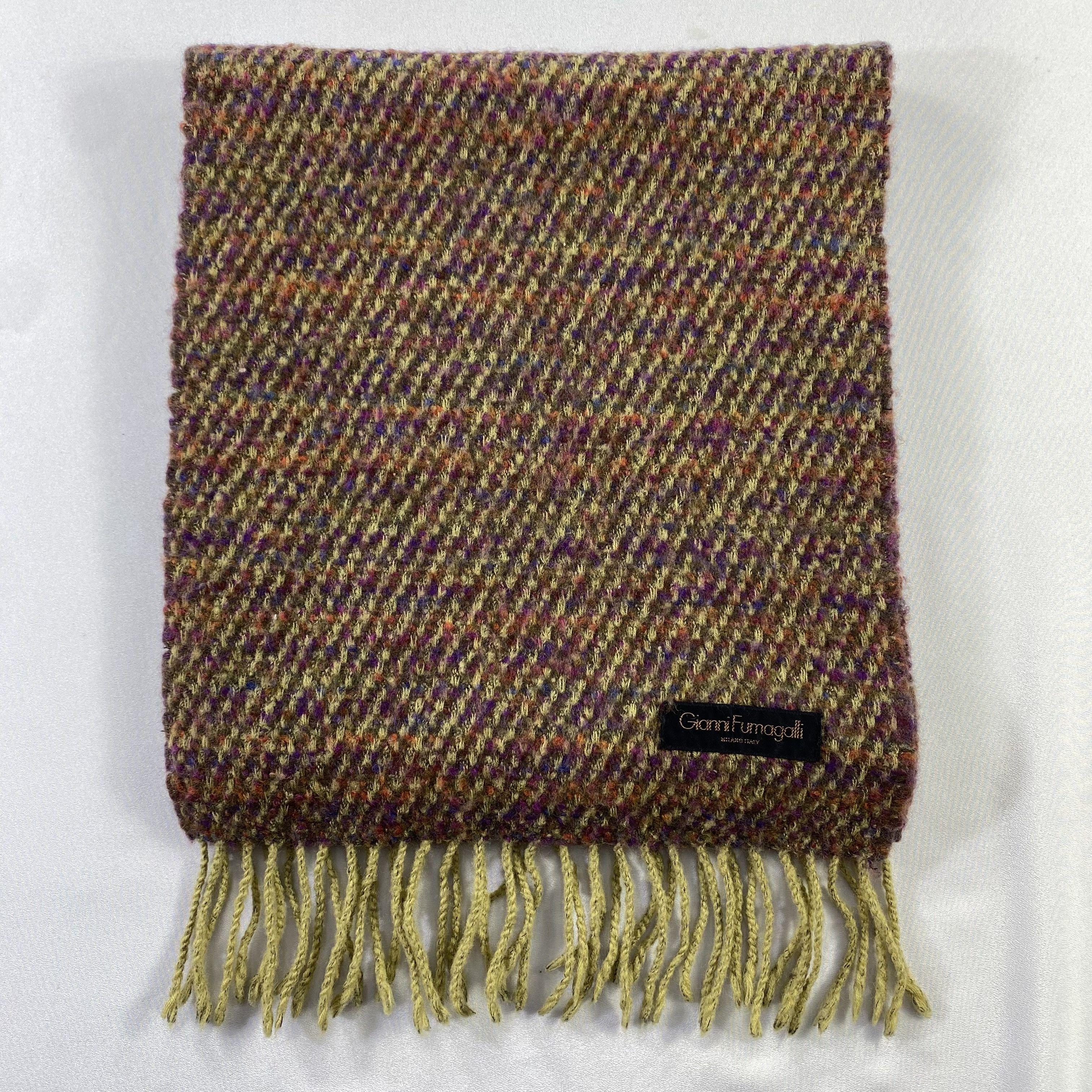 Fumagalli Gianni Fumagalli Scarf Neck Wrap Wool Muffler Size ONE SIZE - 2 Thumbnail