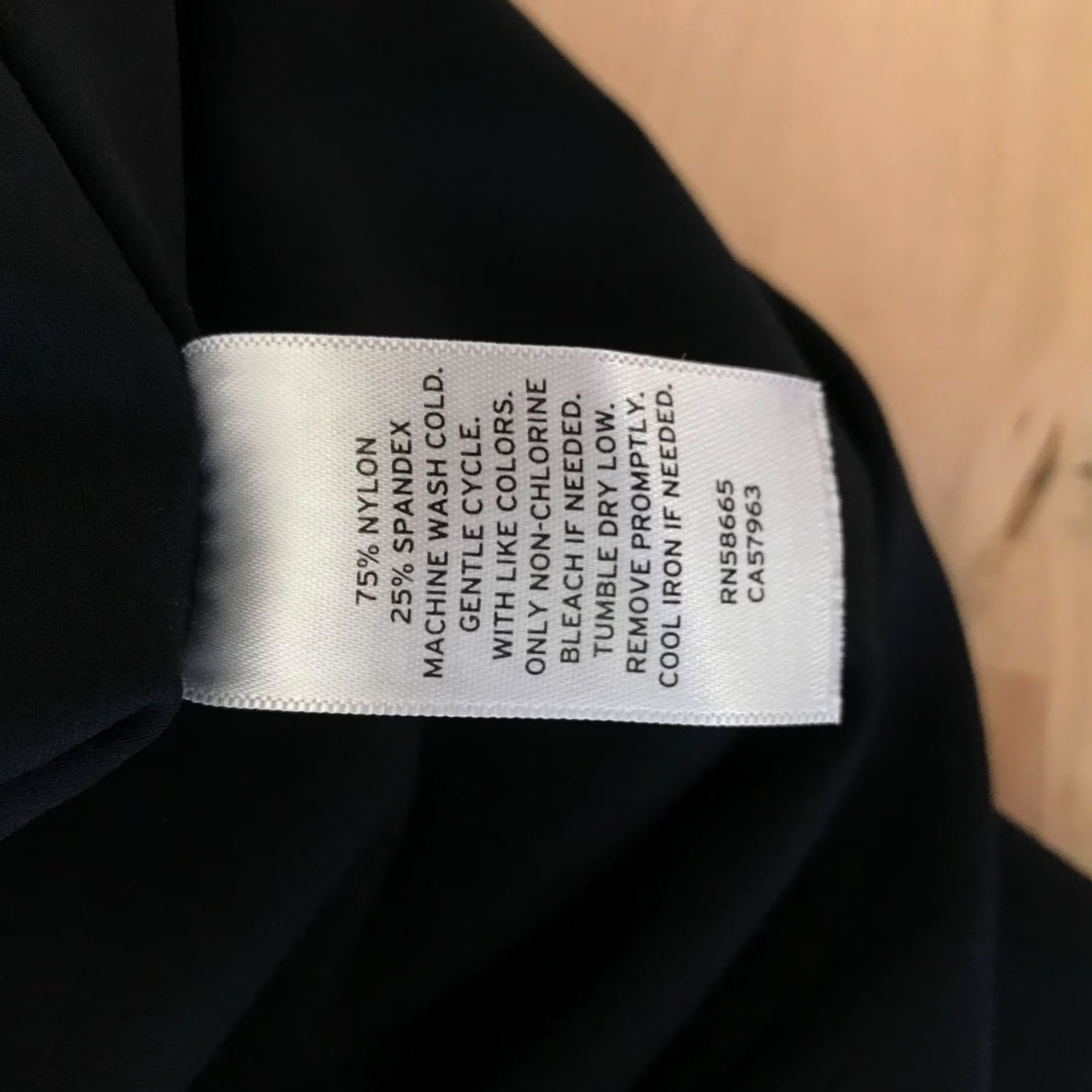 Vintage OPEN EDIT WOMEN'S BLOUSE Shirt M Black Round Neck Nylon Blend Long Sleeve Size M / US 6-8 / IT 42-44 - 8 Thumbnail