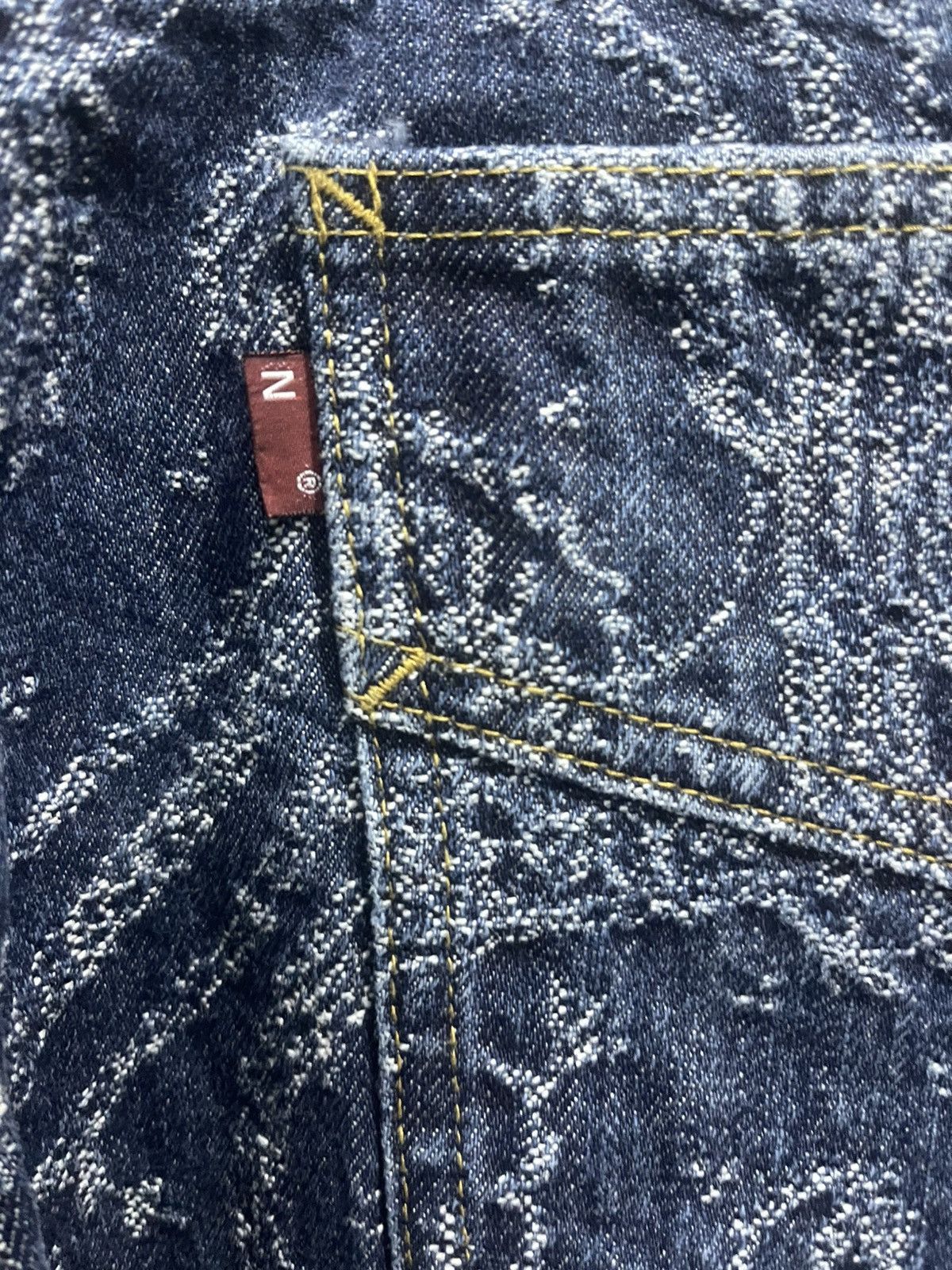 Needles Needles Paisly Denim Pant Size US 33 - 12 Thumbnail