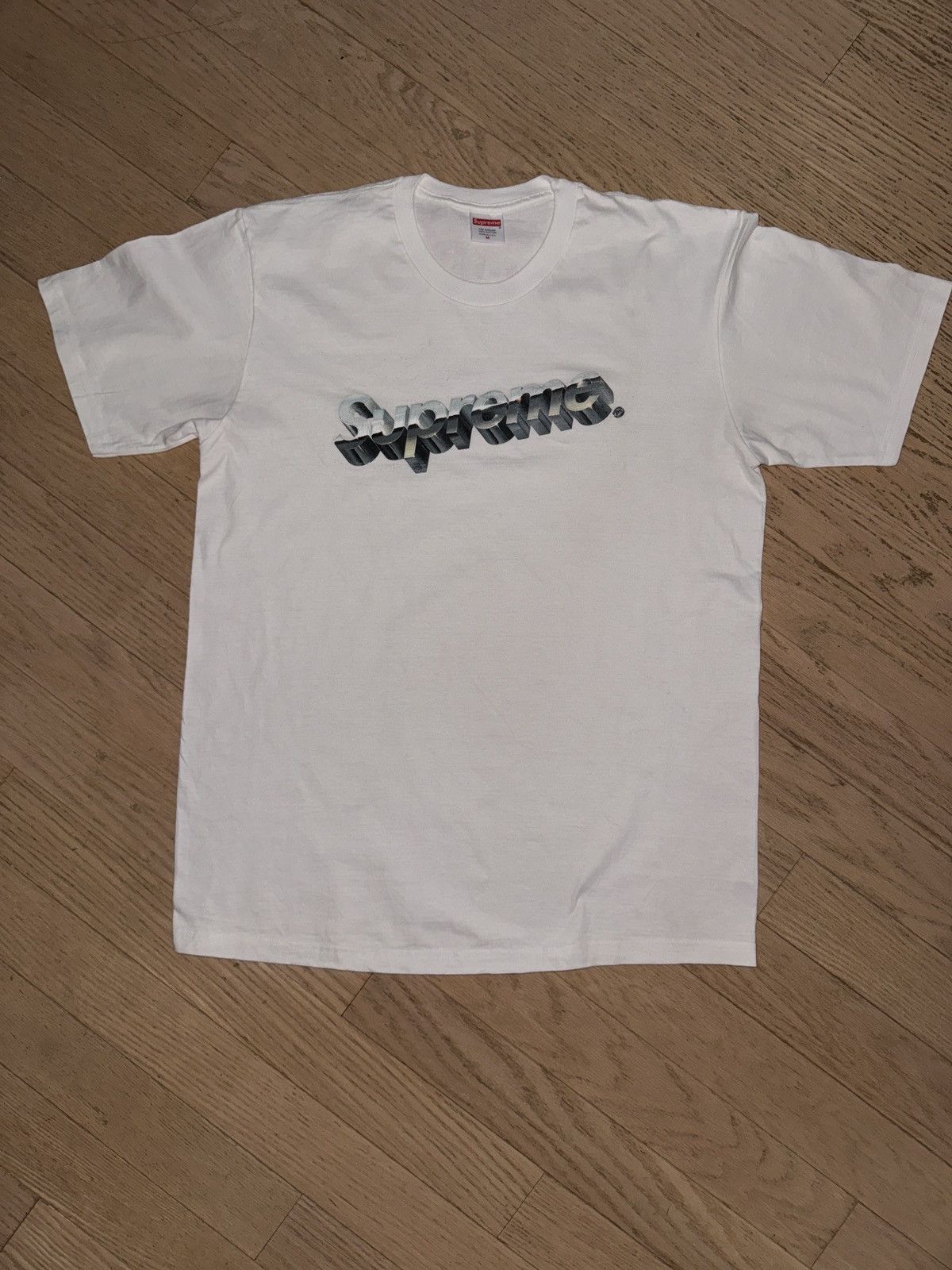 Supreme Chrome Logo Tee | Grailed