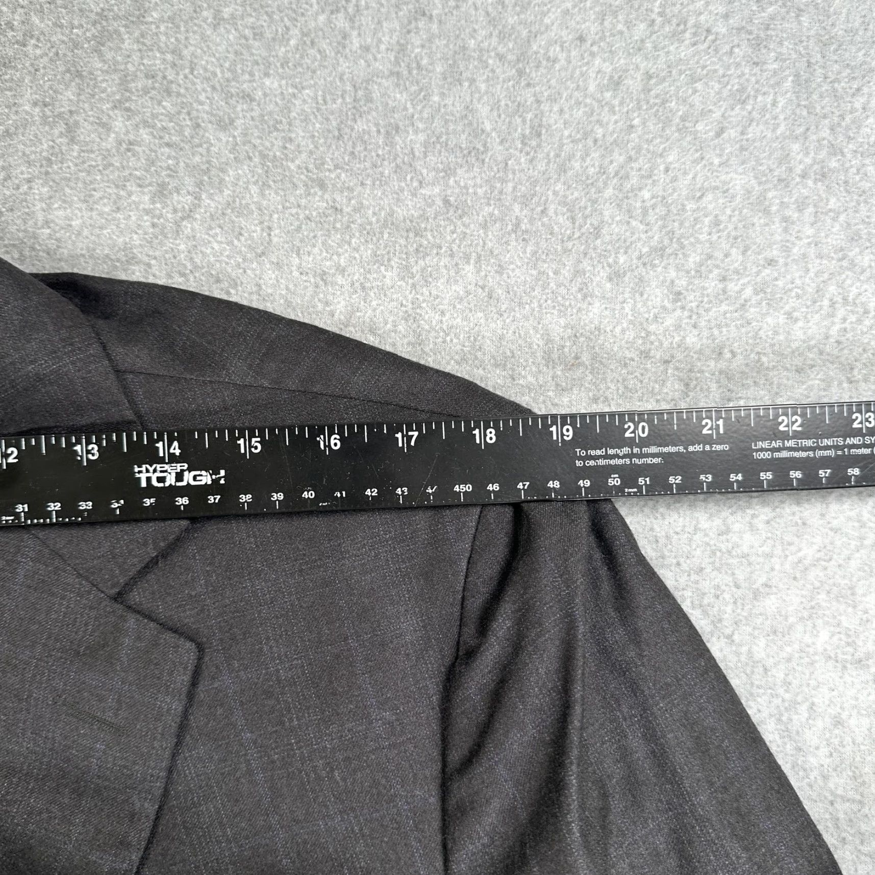 Bergdorf Goodman Boglioli for Bergdorf Goodman Blazer Sport Coat Mens 42 Gray Check Wool Italy Size 42R - 2 Thumbnail