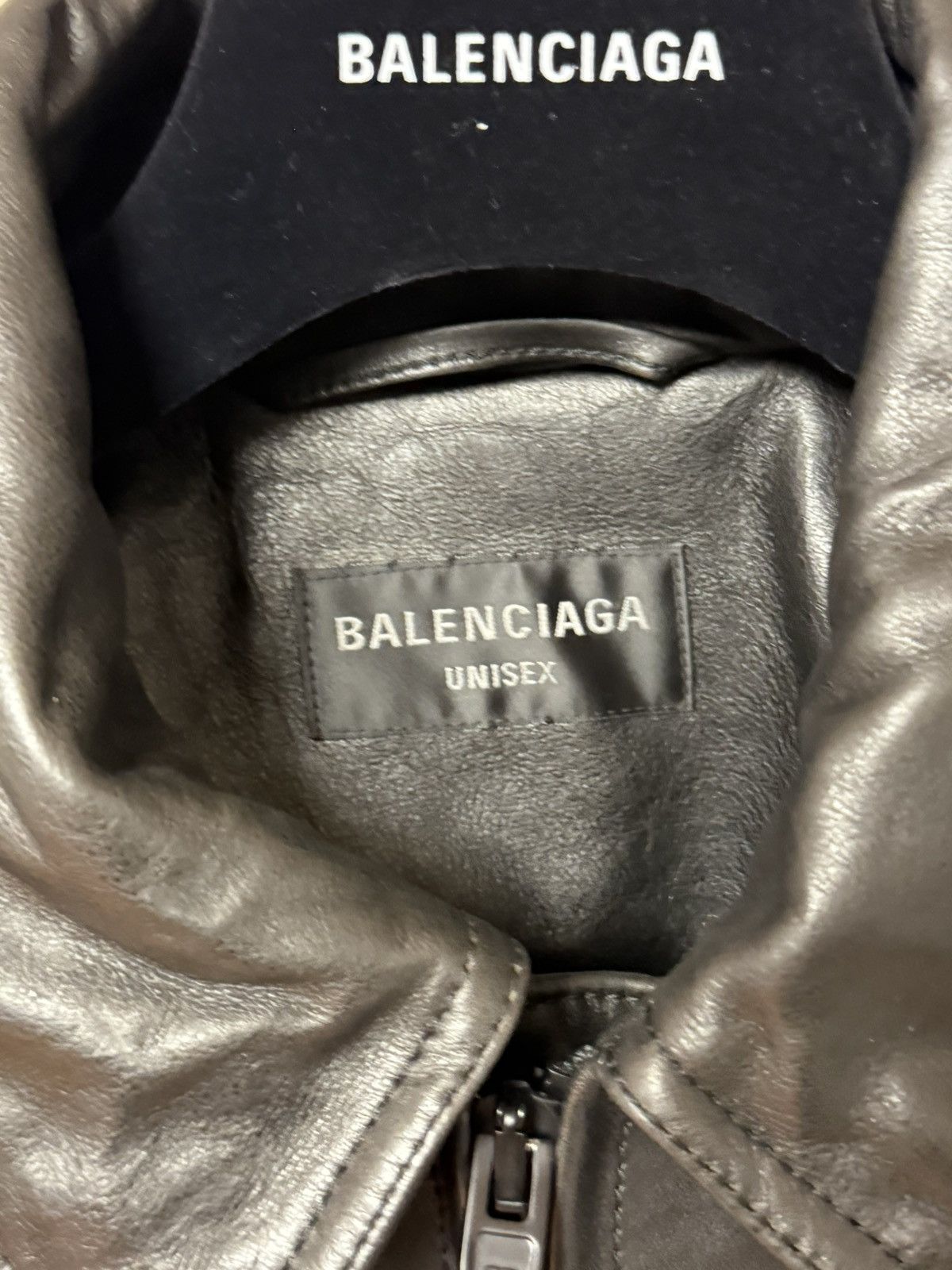 Balenciaga RARE - Summer 24 Cocoon Kick Leather Jacket M Size US M / EU 48-50 / 2 - 3 Thumbnail
