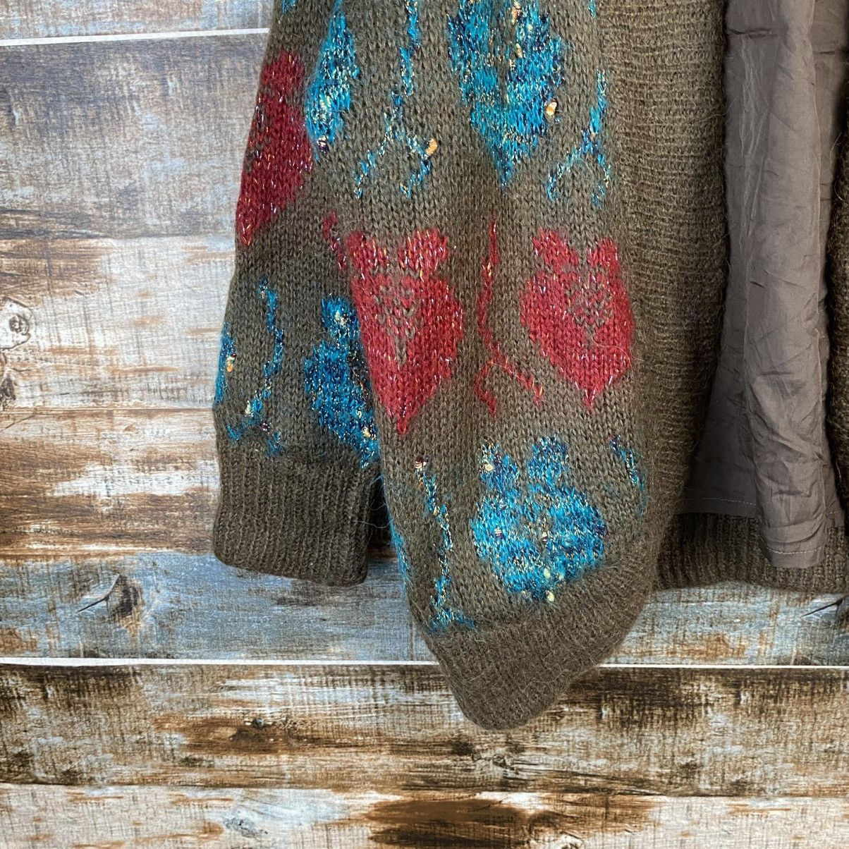 Other DL Anjoue Roze Brown Cardigan Knitwear #C1150 Size XL / US 12-14 / IT 48-50 - 7 Thumbnail