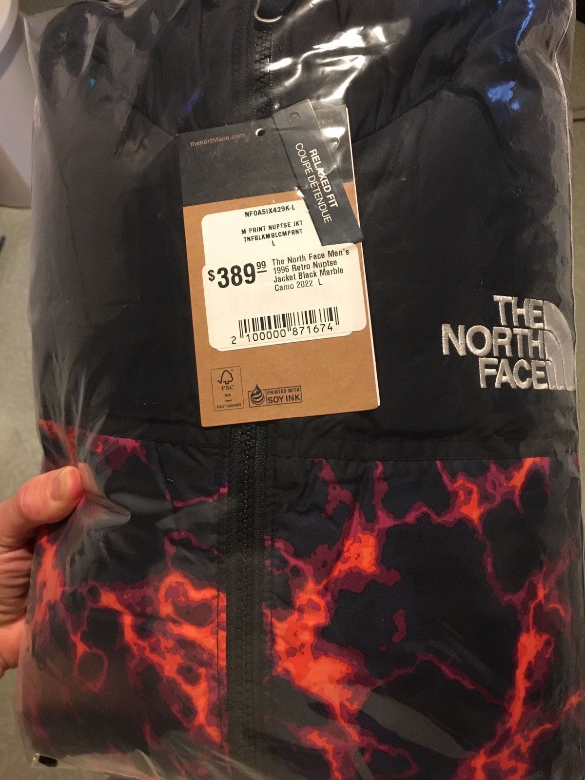 TNF Retro Nutpse 700 puffer