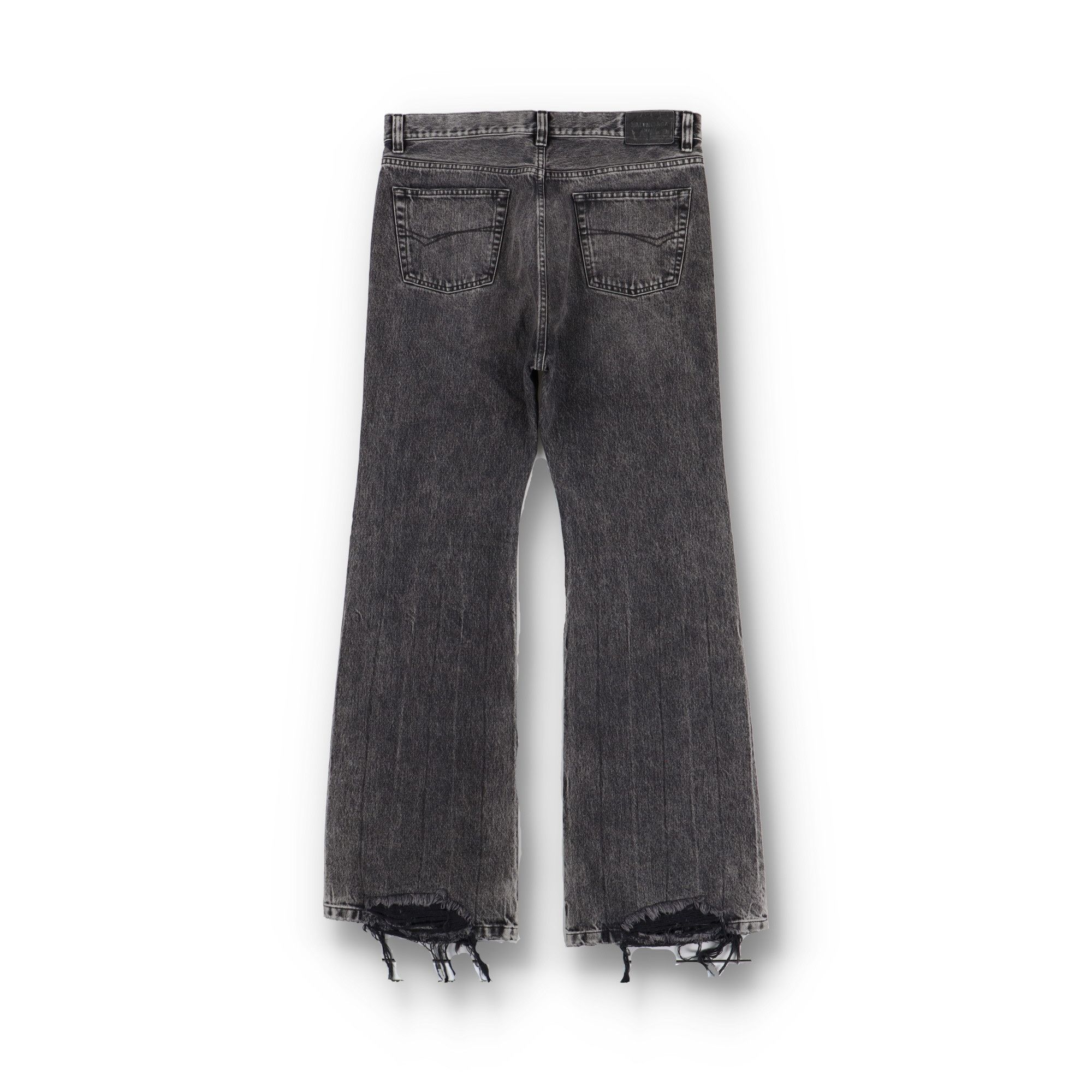 Balenciaga Grey FW22 Runway "The Lost Tape" Flared Jeans Size US 32 / EU 48 - 10 Thumbnail