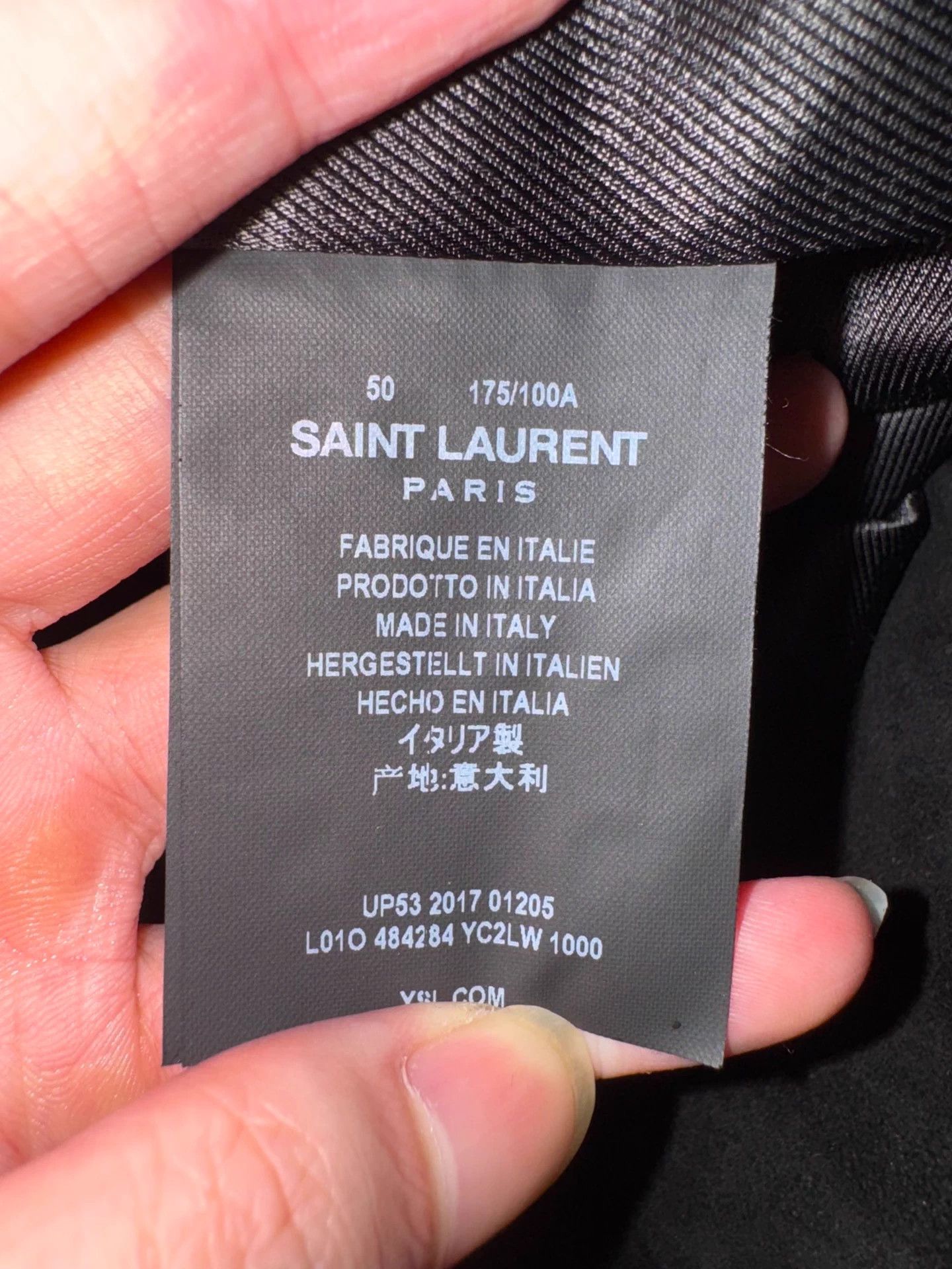 Saint Laurent Paris Saint Laurent SLP 18SS Black Suede Multi-Zip L01 Biker 50 Size US M / EU 48-50 / 2 - 7 Thumbnail