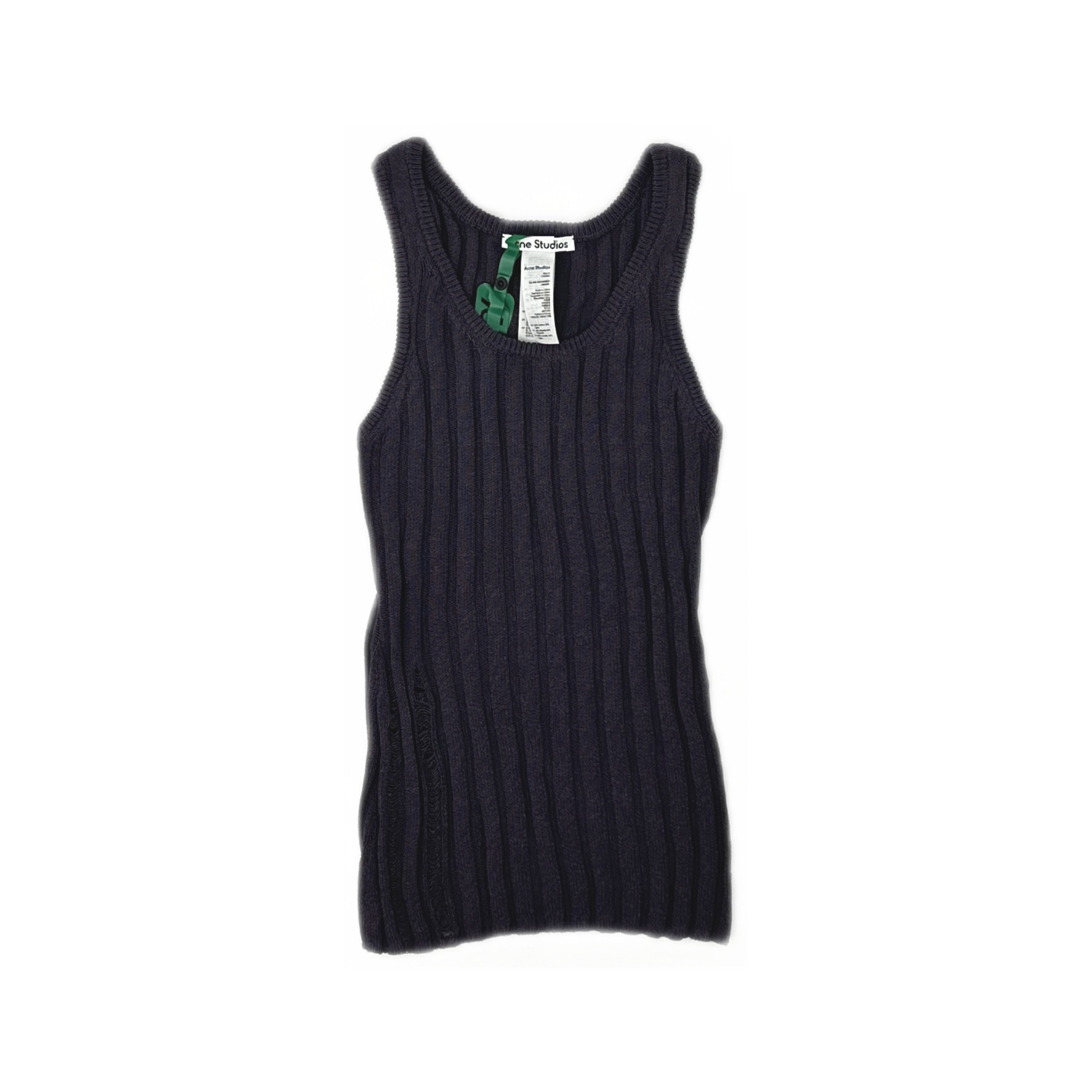 Acne Studios Acne Studios Ribbed Knit Tank Top Size S Size S / US 4 / IT 40 - 1 Thumbnail