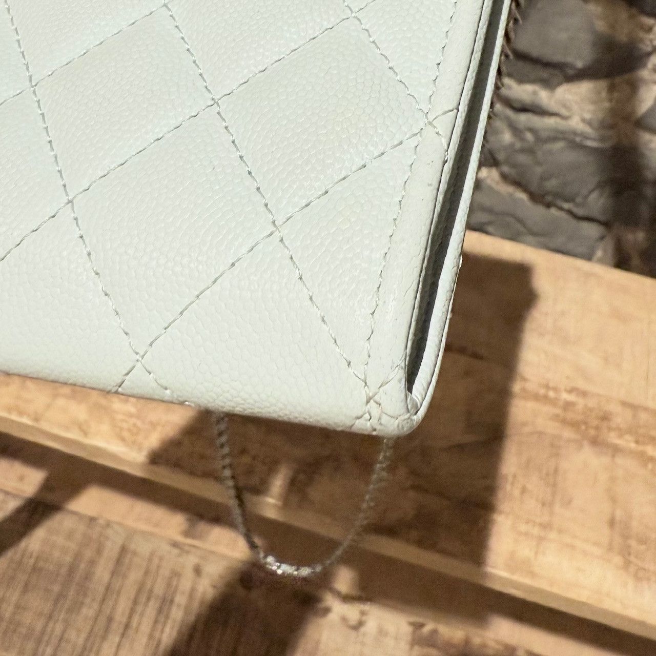 Chanel Chanel 2021 Caviar Leather Phone Holder Crossbody Chain Bag Size ONE SIZE - 20 Thumbnail
