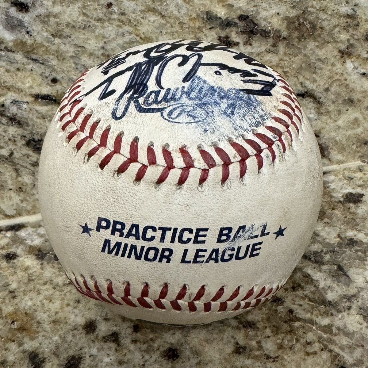 MLB × Vintage Alpine Cowboys MLB Minor League Baseball Autographed Ball Size ONE SIZE - 2 Thumbnail