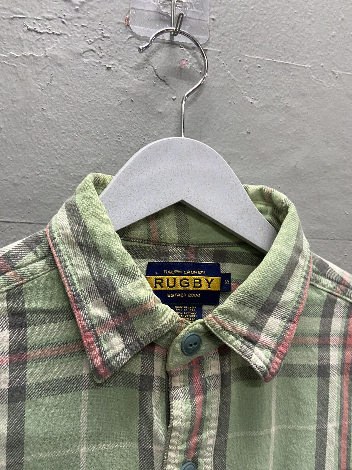 Japanese Brand RALPH LAUREN RUGBY BUTTON UP FLANELL Size US S / EU 44-46 / 1 - 5 Thumbnail
