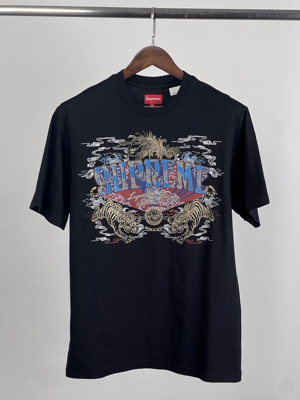 image of Supreme Chinese Culture Tee M Sample in Black, Men's (Size Medium)