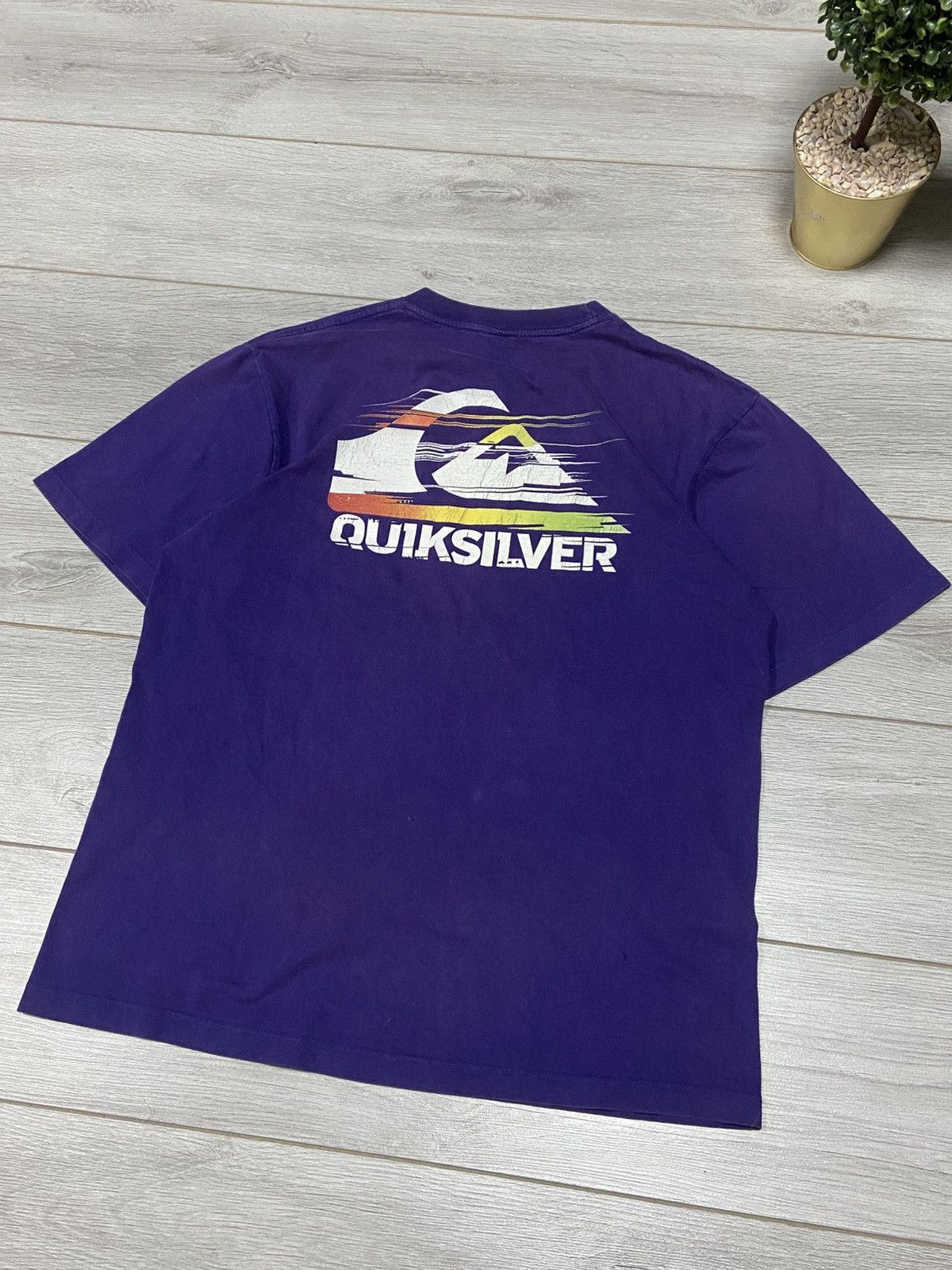 Quiksilver Quiksilver vintage big logo print t-shirt Size US XL / EU 56 / 4 - 9 Thumbnail