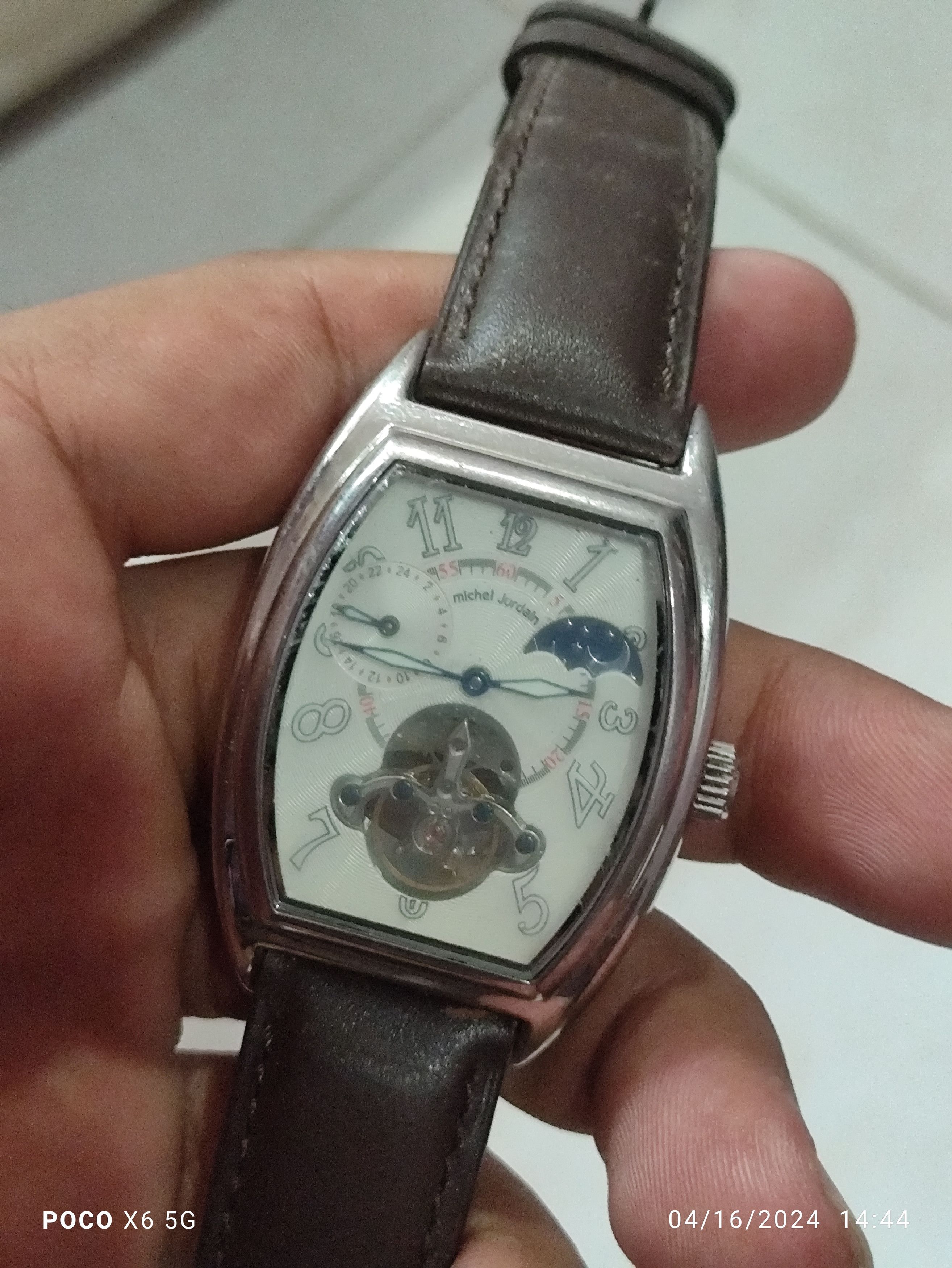 Vintage Vintage Luxury Automatic MICHEL JURDAIN "Engine Transparent" Size ONE SIZE - 4 Thumbnail