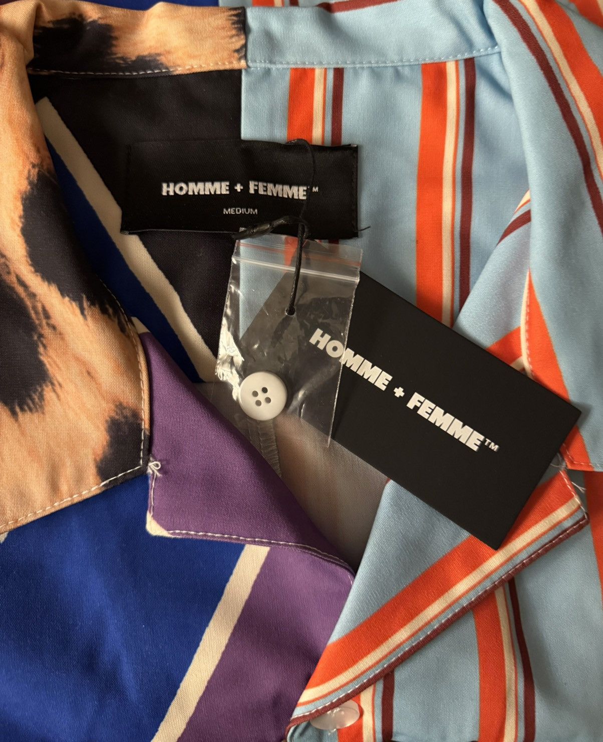 Homme + Femme La Homme & Femme camp shirt - button up oversized Size US M / EU 48-50 / 2 - 5 Thumbnail