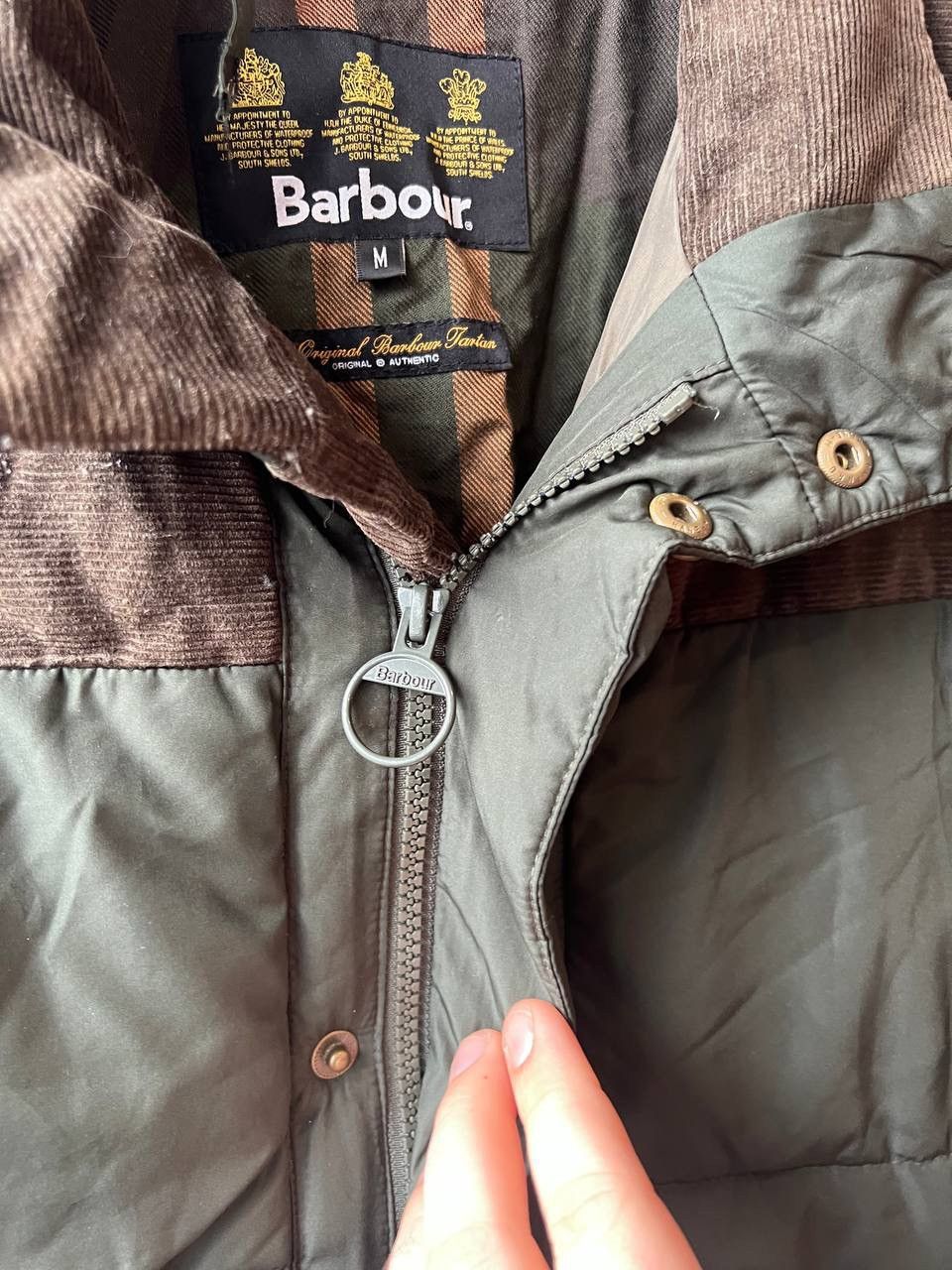 Barbour BARBOUR STEVENSON QUILT CLASSIC CASUAL OLIVE JACKET SZ M MEN Size US M / EU 48-50 / 2 - 6 Thumbnail