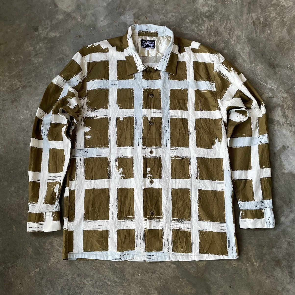 Japanese Brand Dress hippy plaid shirt Size US L / EU 52-54 / 3 - 1 Thumbnail