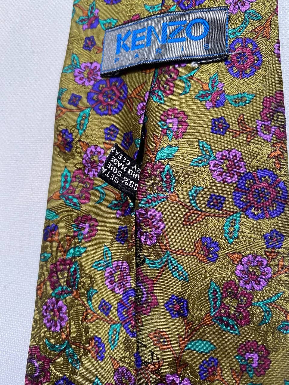 Kenzo Kenzo Cravatte Silk Tie Casual Design Luxury Size ONE SIZE - 3 Thumbnail
