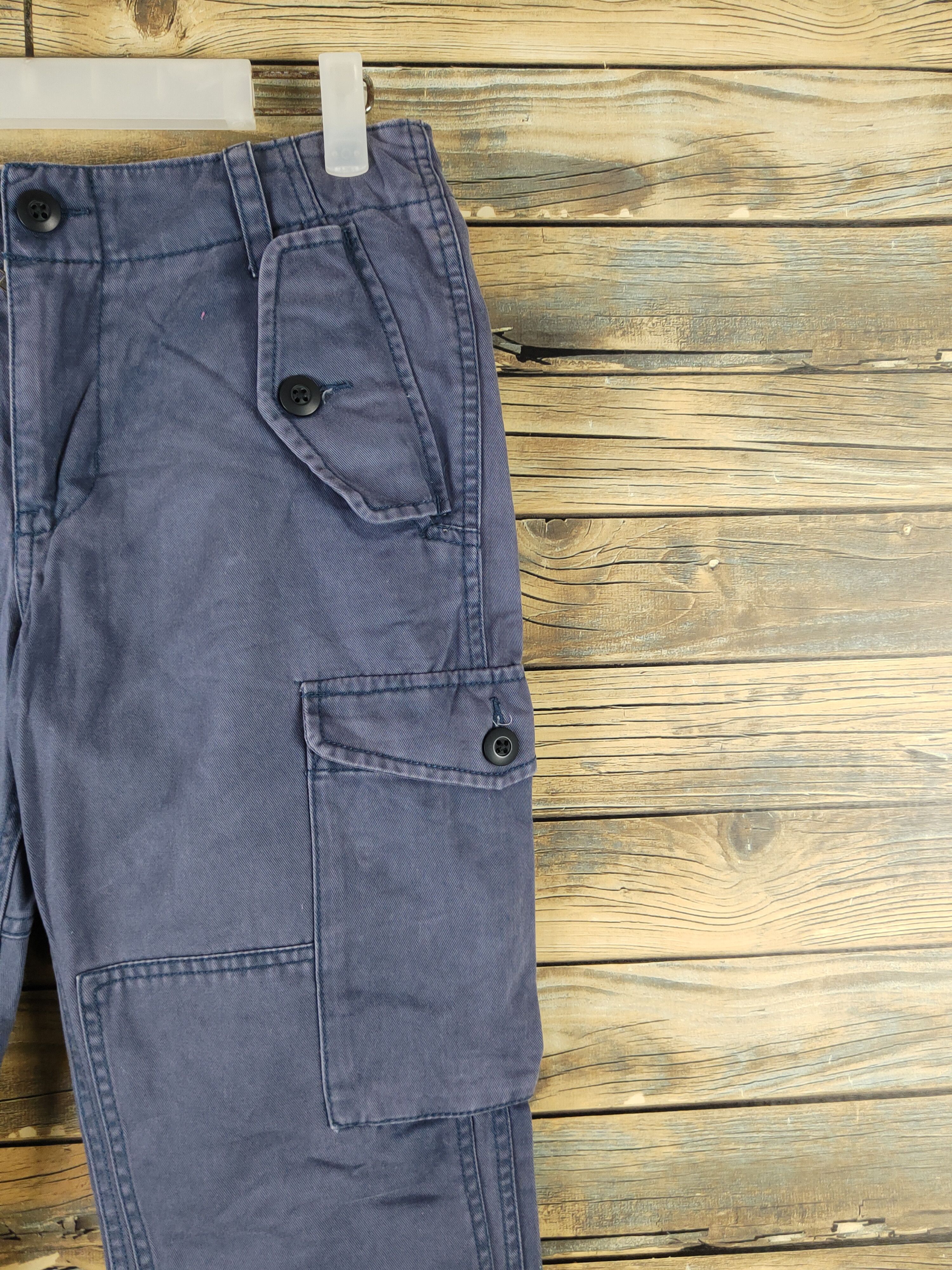 Gap DL Gapkids Blue Multipocket Tactical Cargo Pants #1127 Size US 26 / EU 42 - 5 Thumbnail