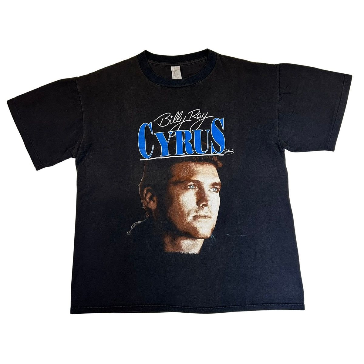 Vintage 1990s Billy Ray Cyrus Country Music Vintage Graphic T Shirt Size US L / EU 52-54 / 3 - 1 Thumbnail