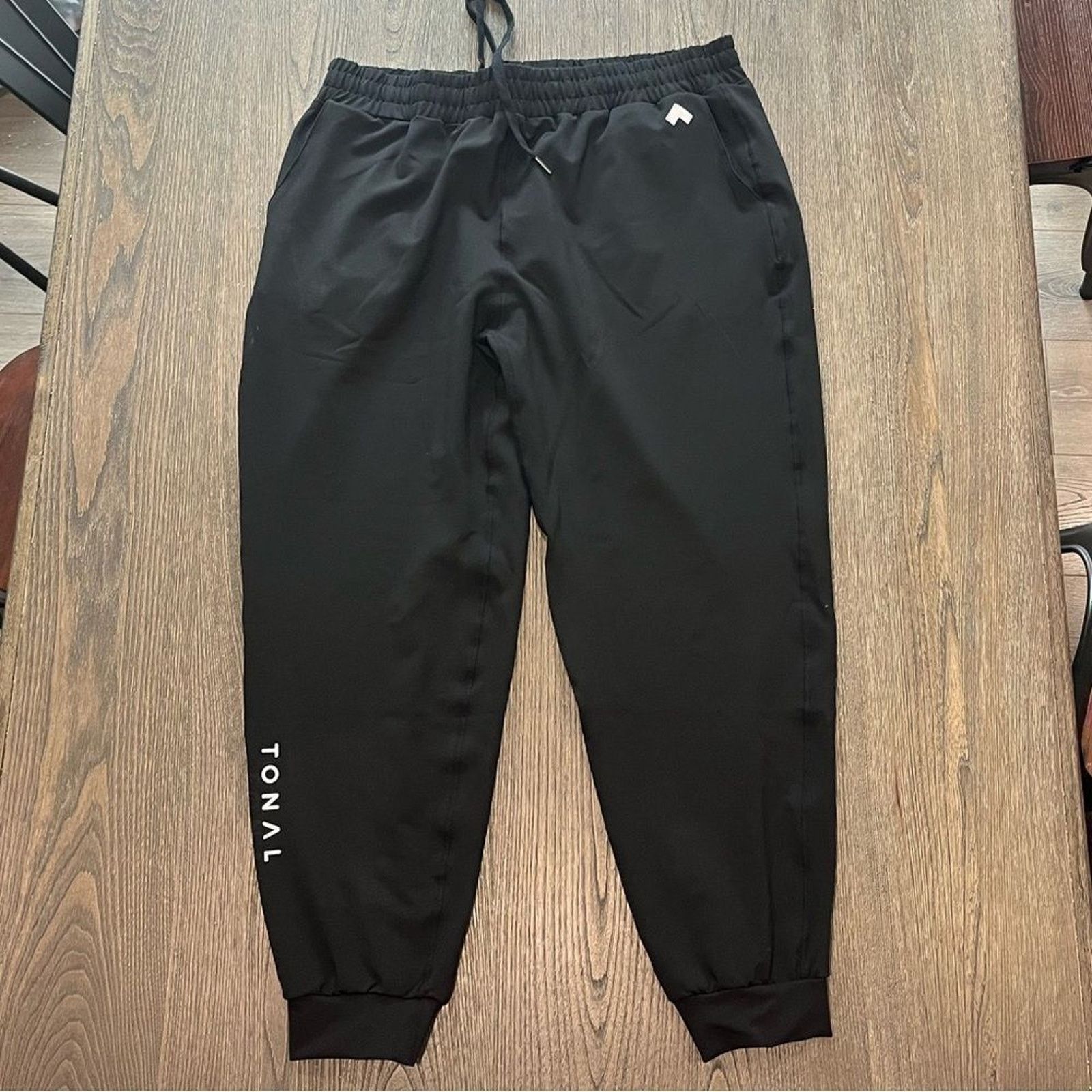 Vintage NWOT Tonal High Rise Athletic Jogger Pants Black Size 2X Size 35" - 1 Thumbnail