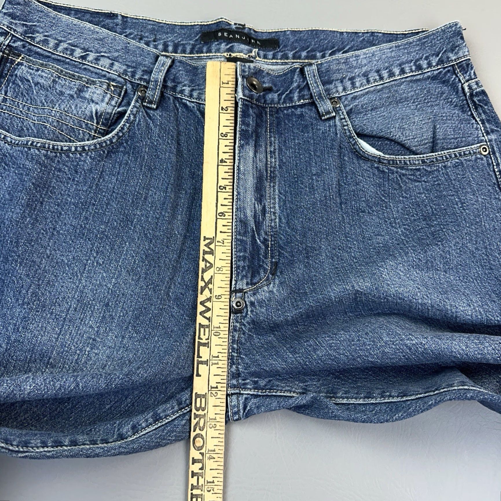 Sean John VINTAGE Sean John Jeans Mens 36x30 Blue Denim Hamilton Relaxed Baggy Hip Hop Y2K Size US 36 / EU 52 - 5 Thumbnail