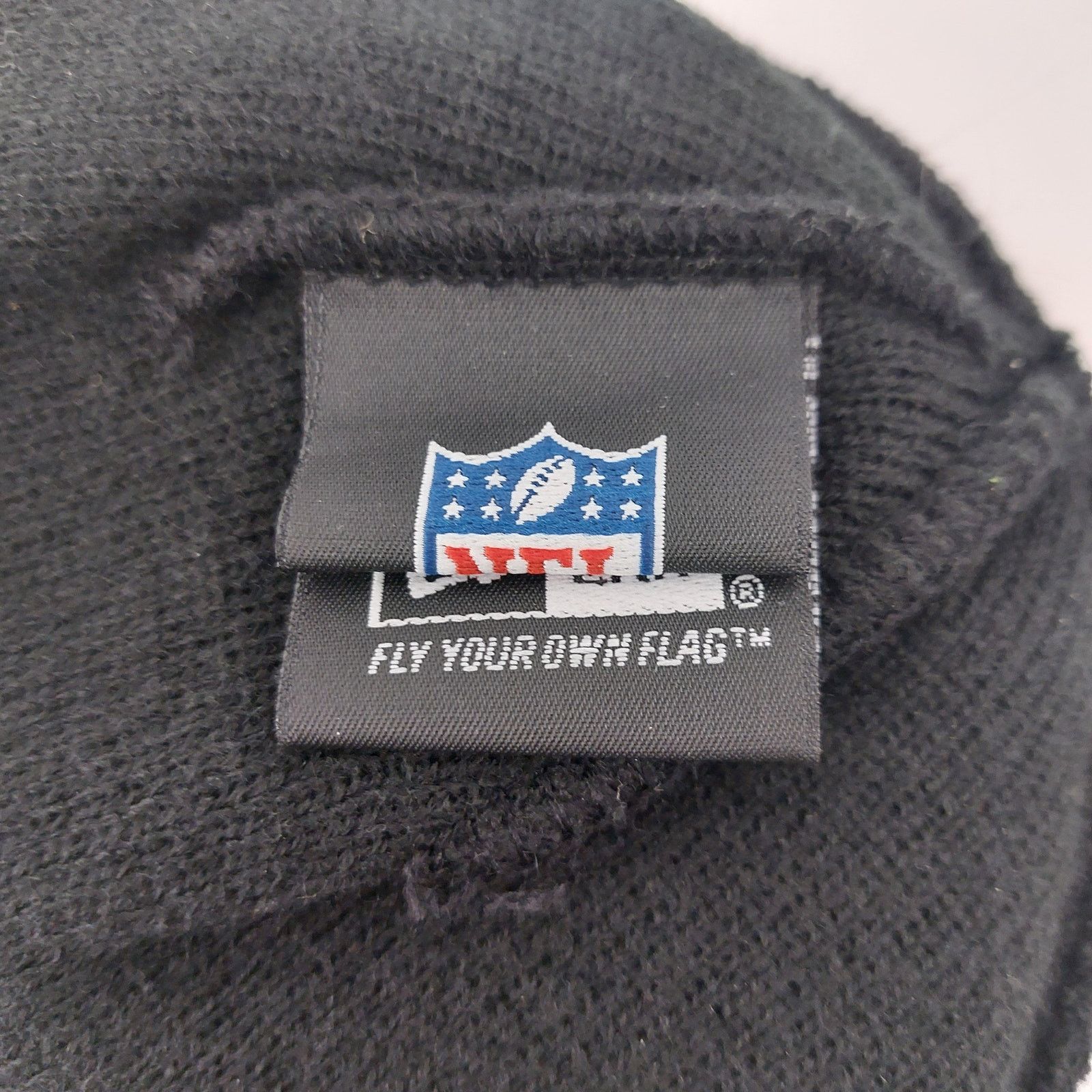 NFL NY Jets Black Knit Beanie Hat Sports NFL Football Adult Logo Size ONE SIZE - 6 Thumbnail