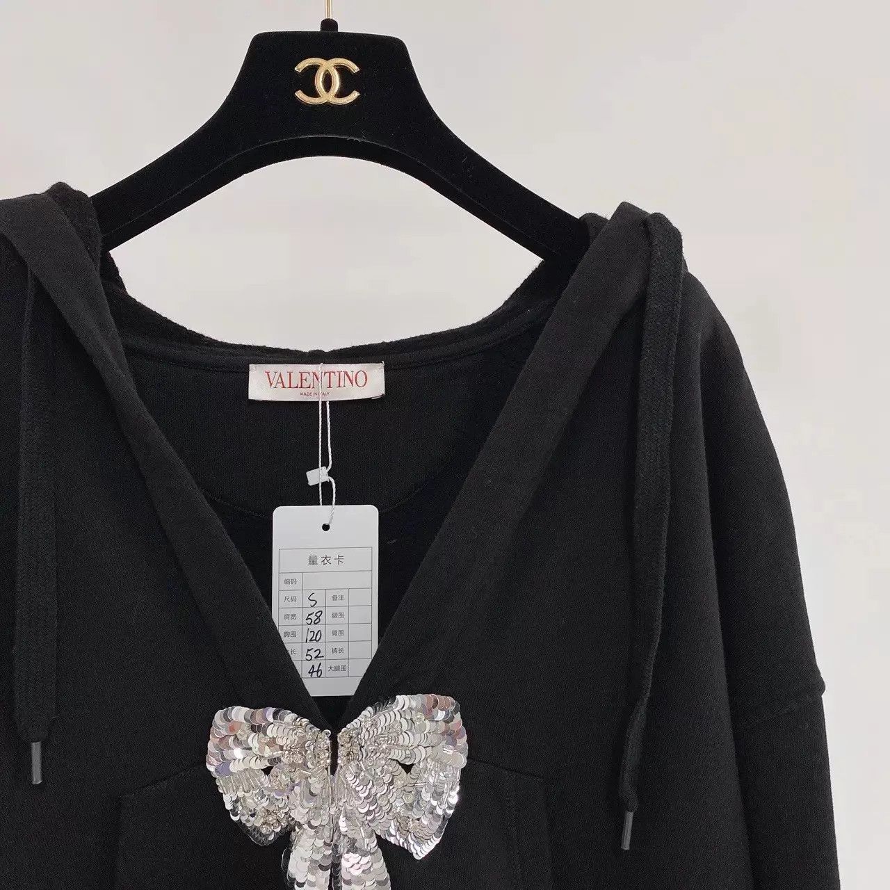 Valentino Valentino sequin embroidered hoodie S Size S / US 4 / IT 40 - 4 Thumbnail