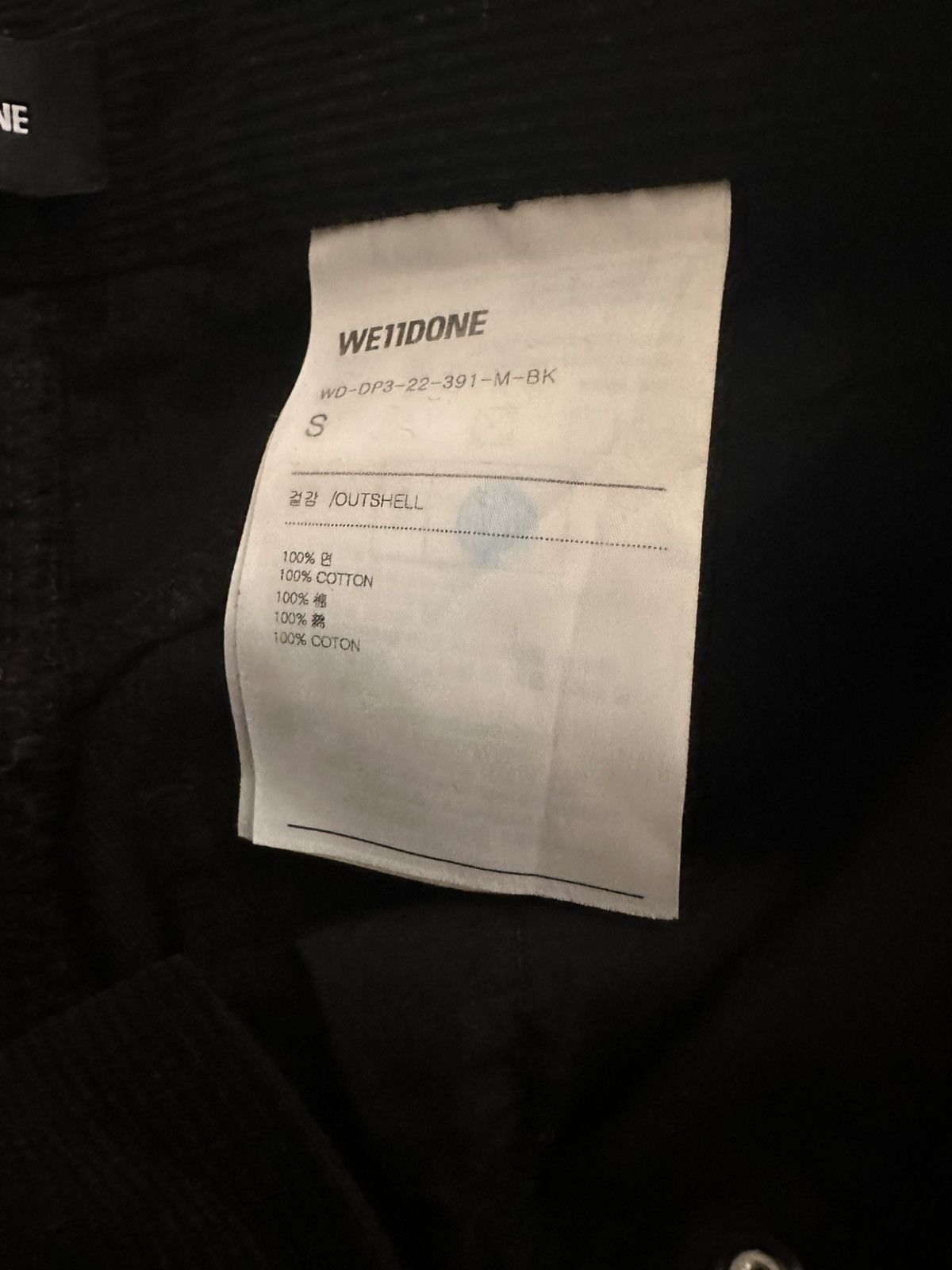 WE11DONE We11done Faded Corduroy Trousers Size US 30 / EU 46 - 6 Thumbnail
