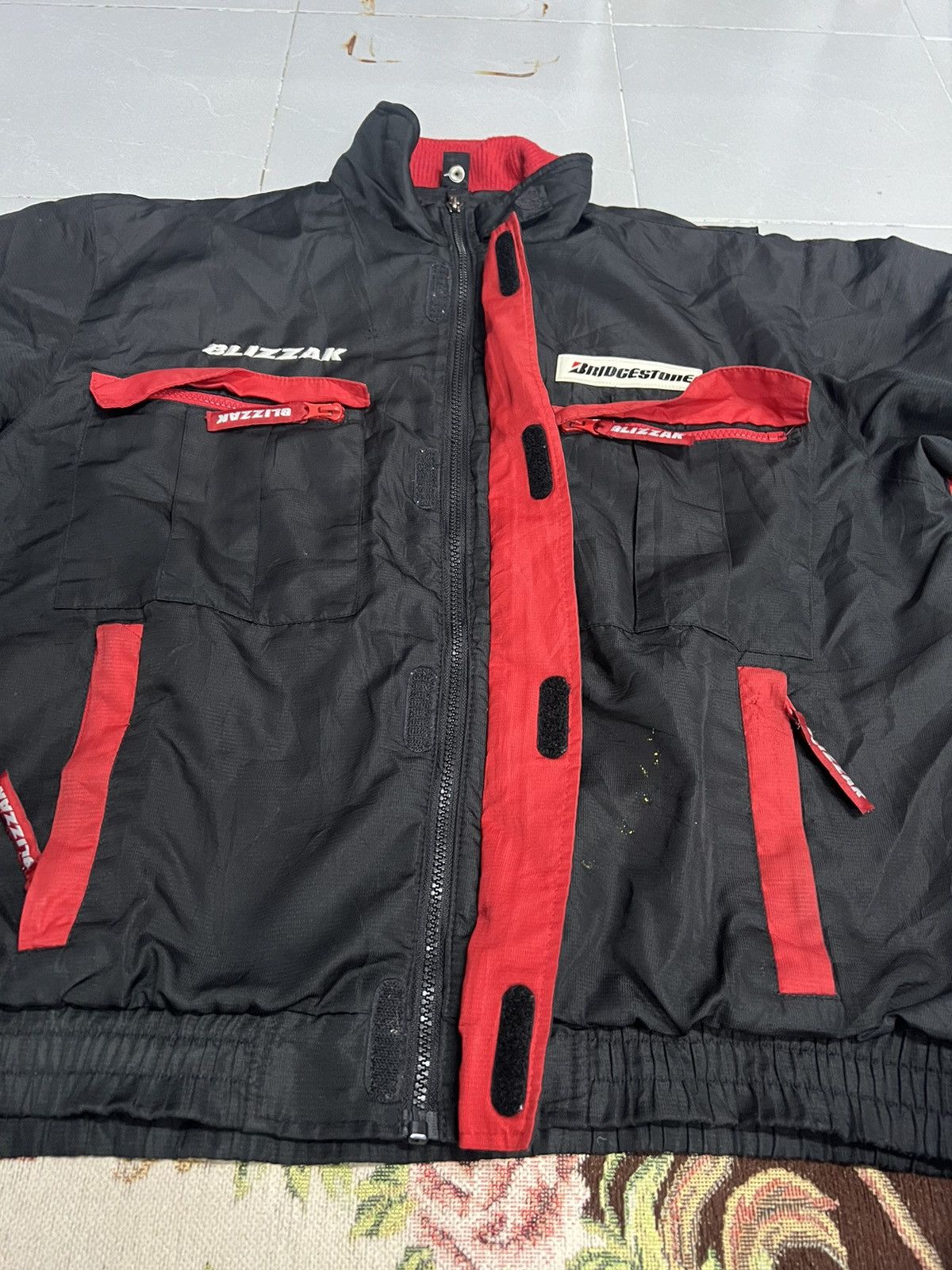 Vintage Vintage Bridgestone Blizzak - Vintage Light Jacket Size US L / EU 52-54 / 3 - 11 Thumbnail