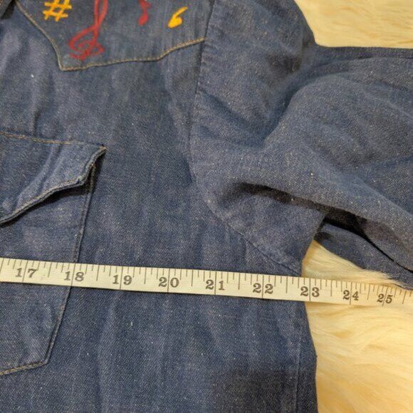 Vintage Vintage GWG Denim Pearl Snap Western Shirt Size L / US 10 / IT 46 - 10 Thumbnail