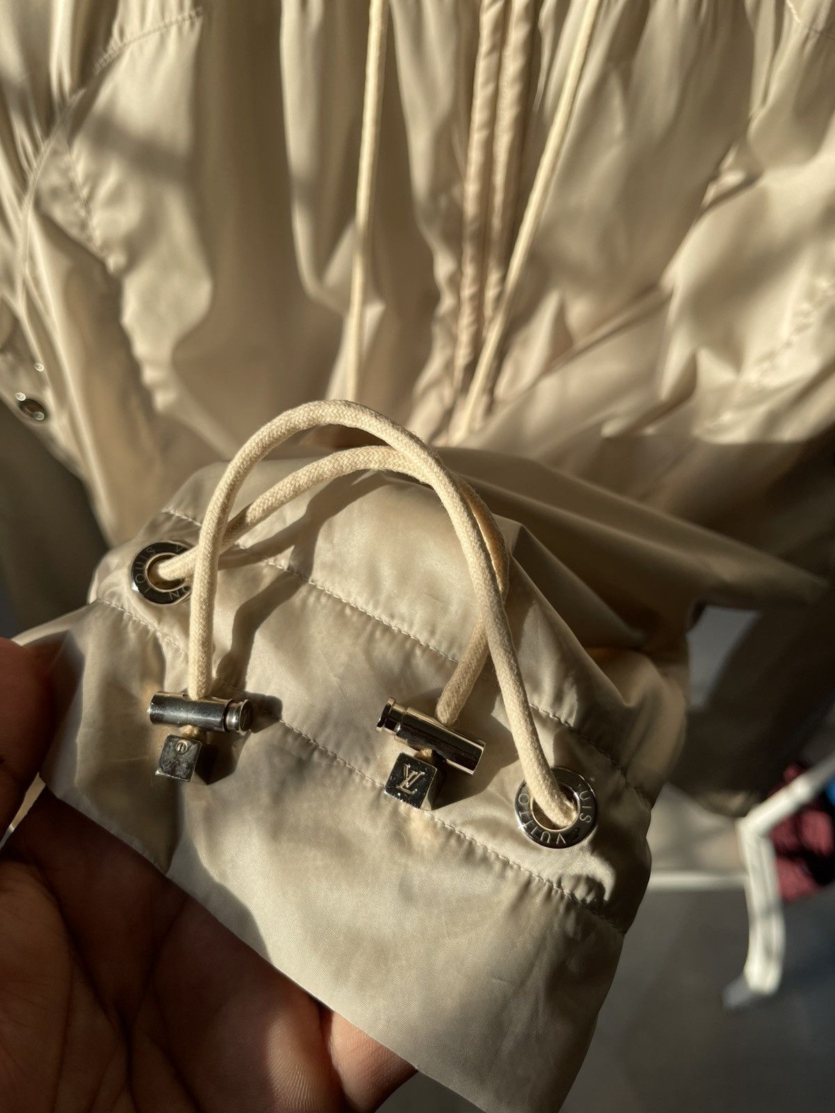 Louis Vuitton Louis Vuitton Monogram Linen Windbreaker Zip Hoodie Size US M / EU 48-50 / 2 - 14 Thumbnail