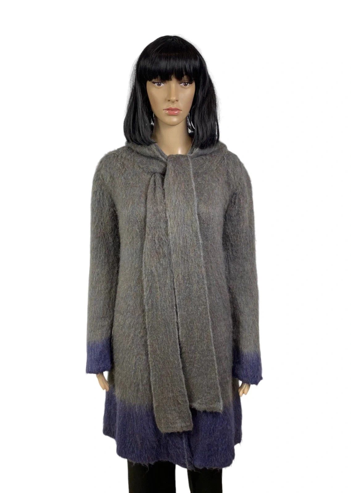 TWINSET Twin-Set Wool Mohair Hooded Cardigan size S Size S / US 4 / IT 40 - 1 Thumbnail