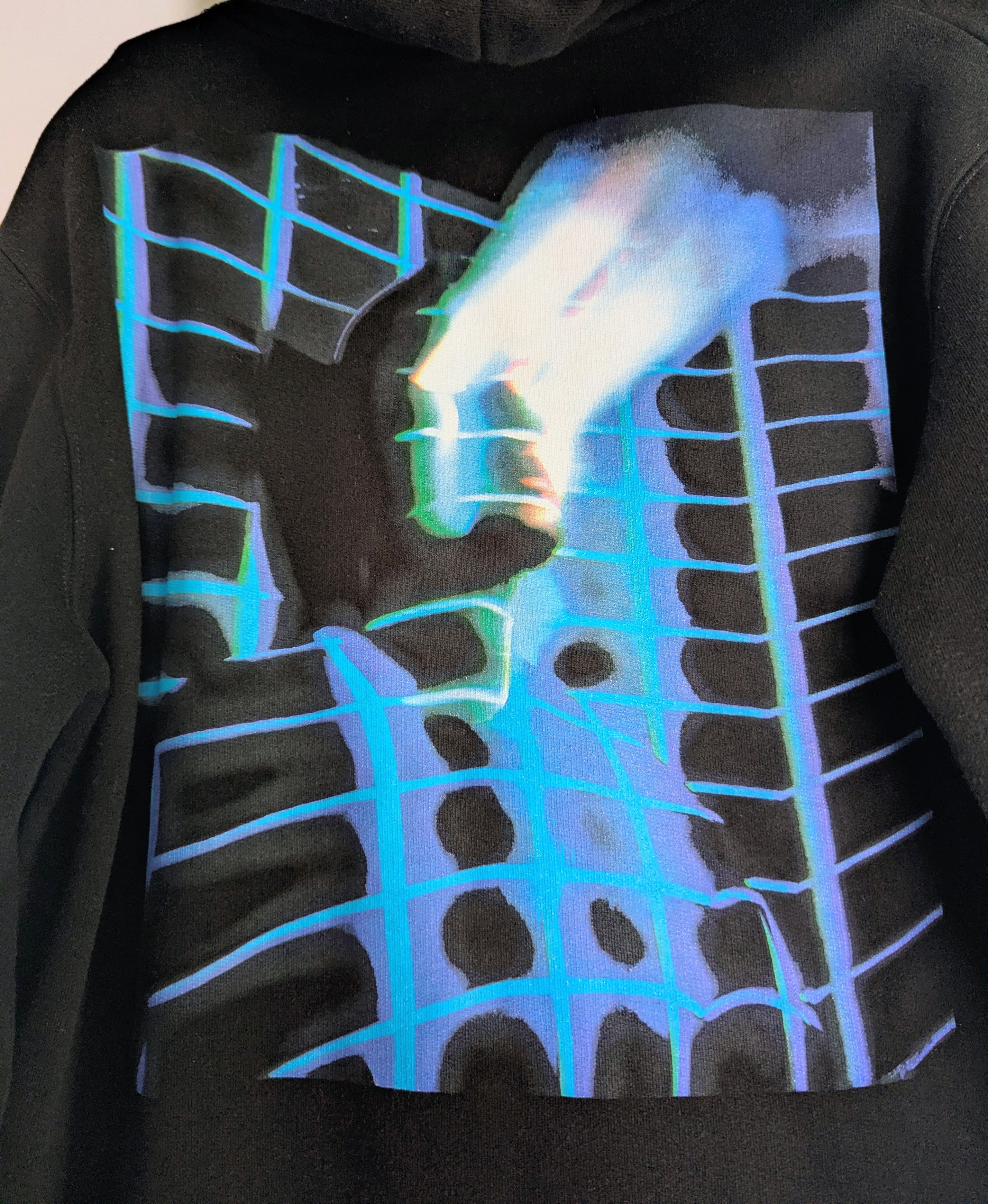 Off-White OFF-White Kidmograph Hoodie Virgil Abloh Black $635 Size M Size US M / EU 48-50 / 2 - 5 Thumbnail