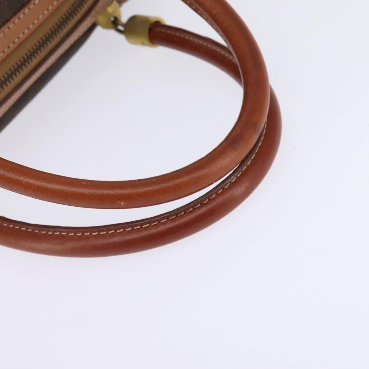 Celine CELINE Macadam Canvas Hand Bag Pvc Leather Brown Gold Size ONE SIZE - 7 Thumbnail