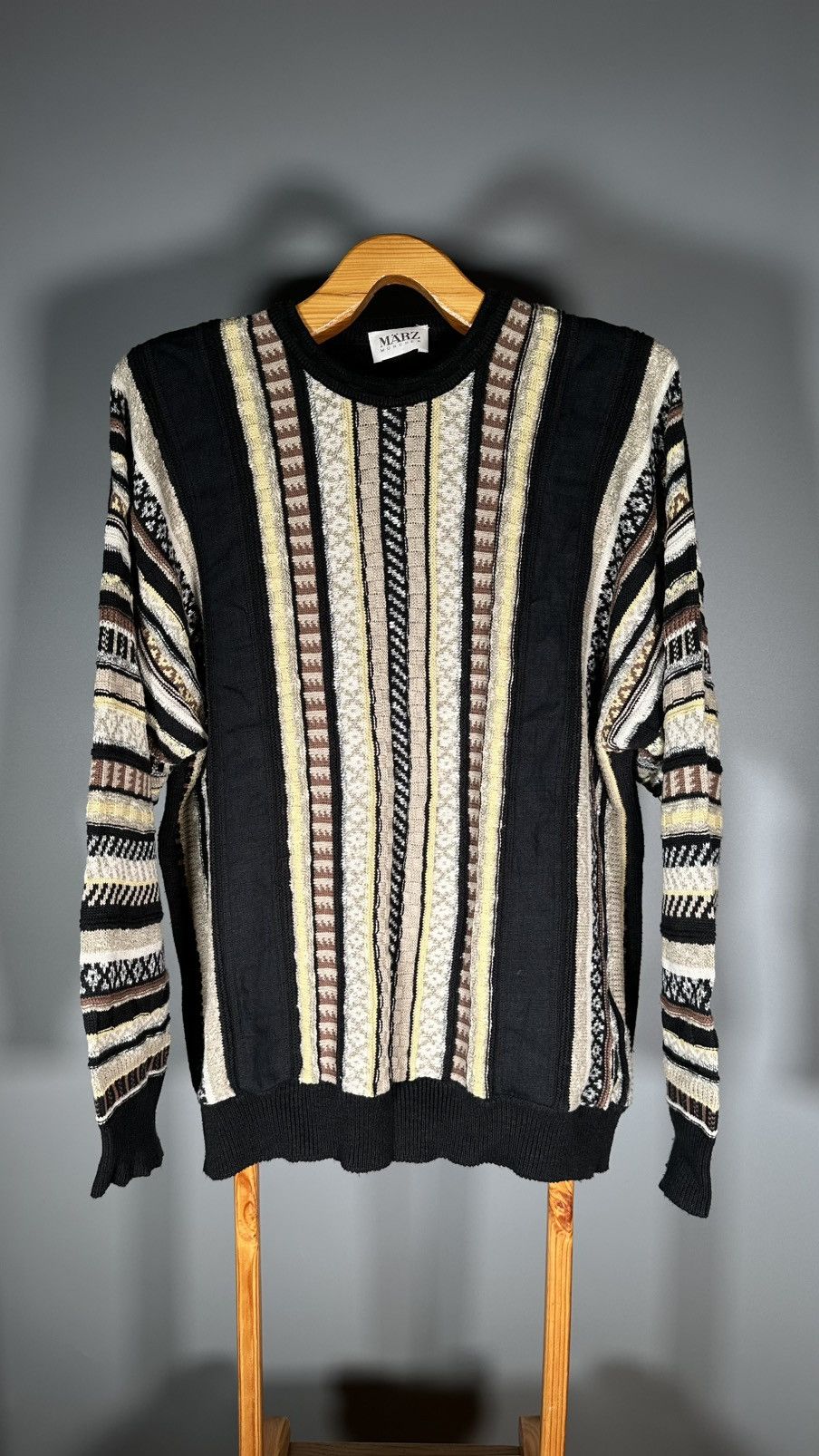 Coogi Marz USA Coogi Style 3D Knit Pullover Sweater Men’s XL Size US XL / EU 56 / 4 - 4 Thumbnail