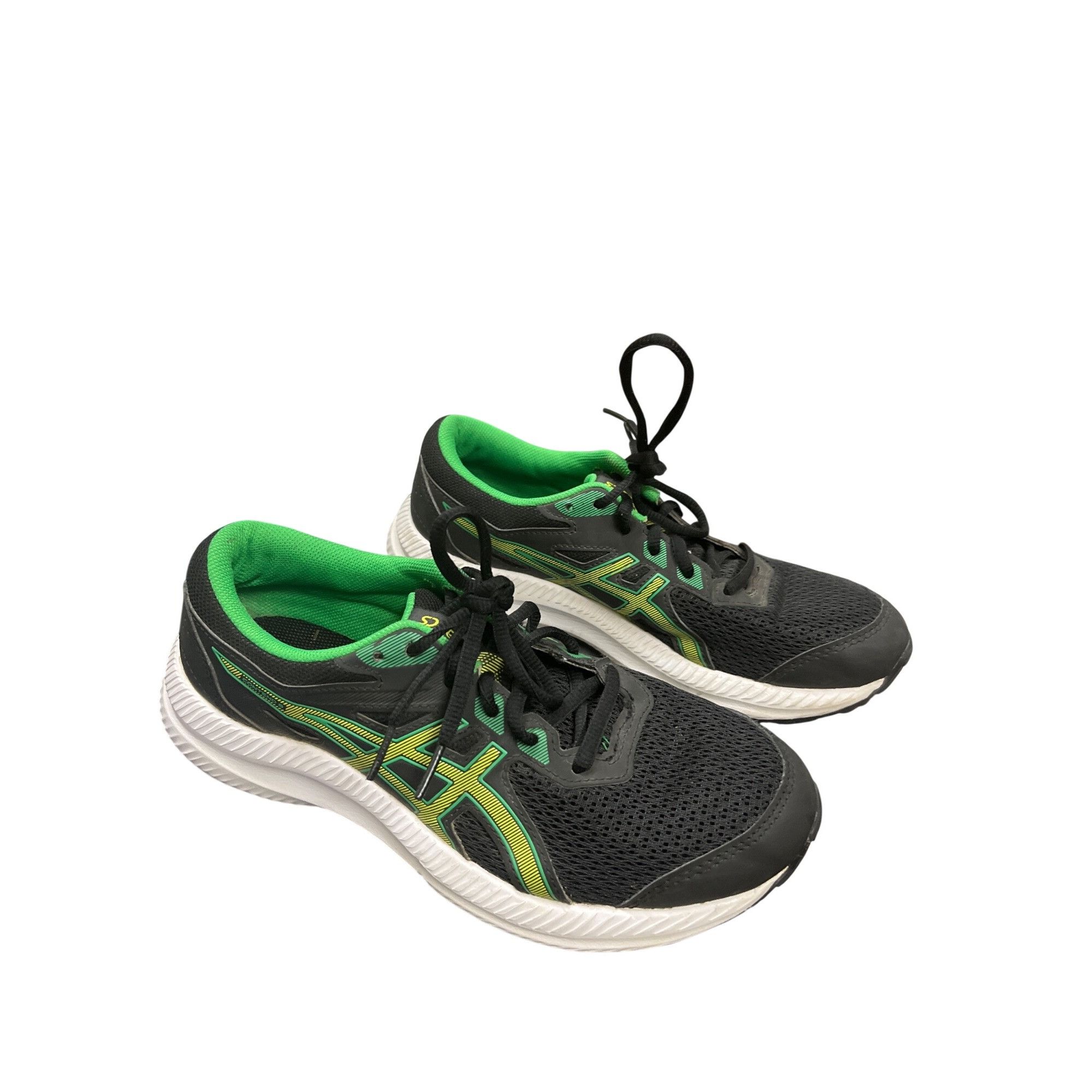 Asics Asics Contend 8 wms black green leather fabric low sneakers Size US 6.5 / IT 36.5 - 15 Thumbnail