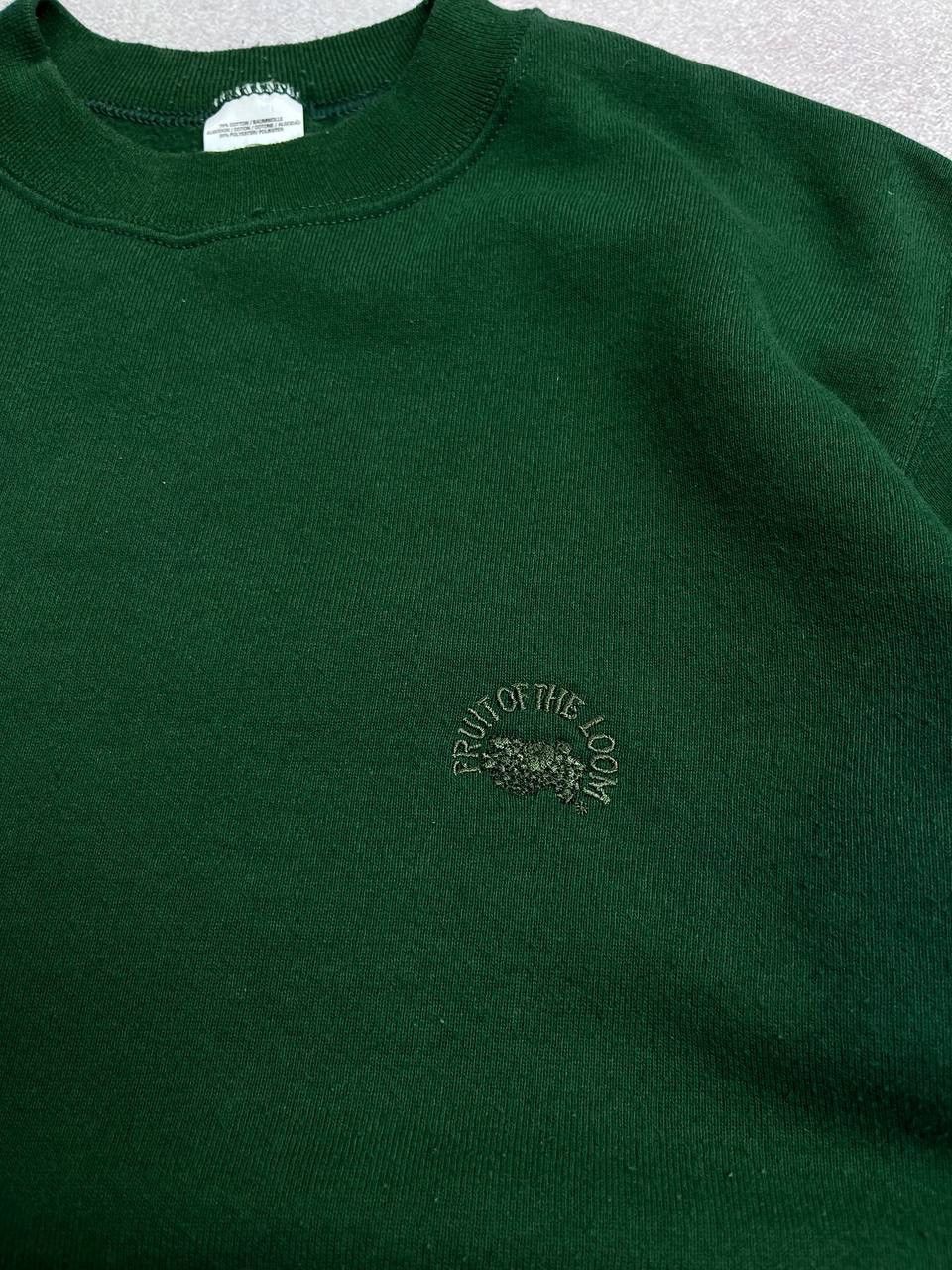 Fruit Of The Loom × Vintage Vintage 90's Fruit Of The Look Made In USA Boxy Sweatshirt Size US S / EU 44-46 / 1 - 3 Thumbnail