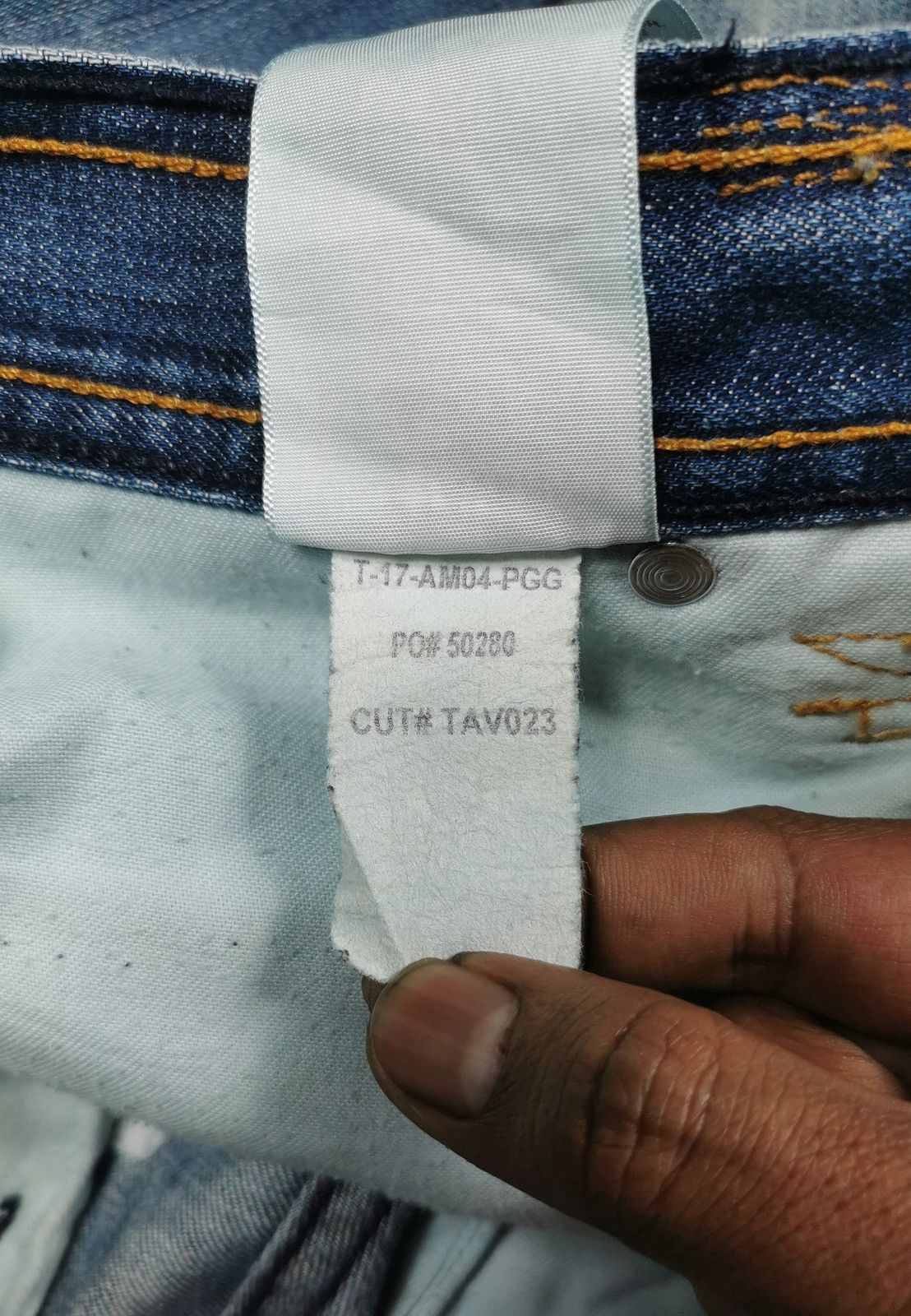 Ben Taverniti Unravel Project Jimmy Taverniti Anti Exposure Paint Dots Denim Jeans Size US 32 / EU 48 - 13 Thumbnail