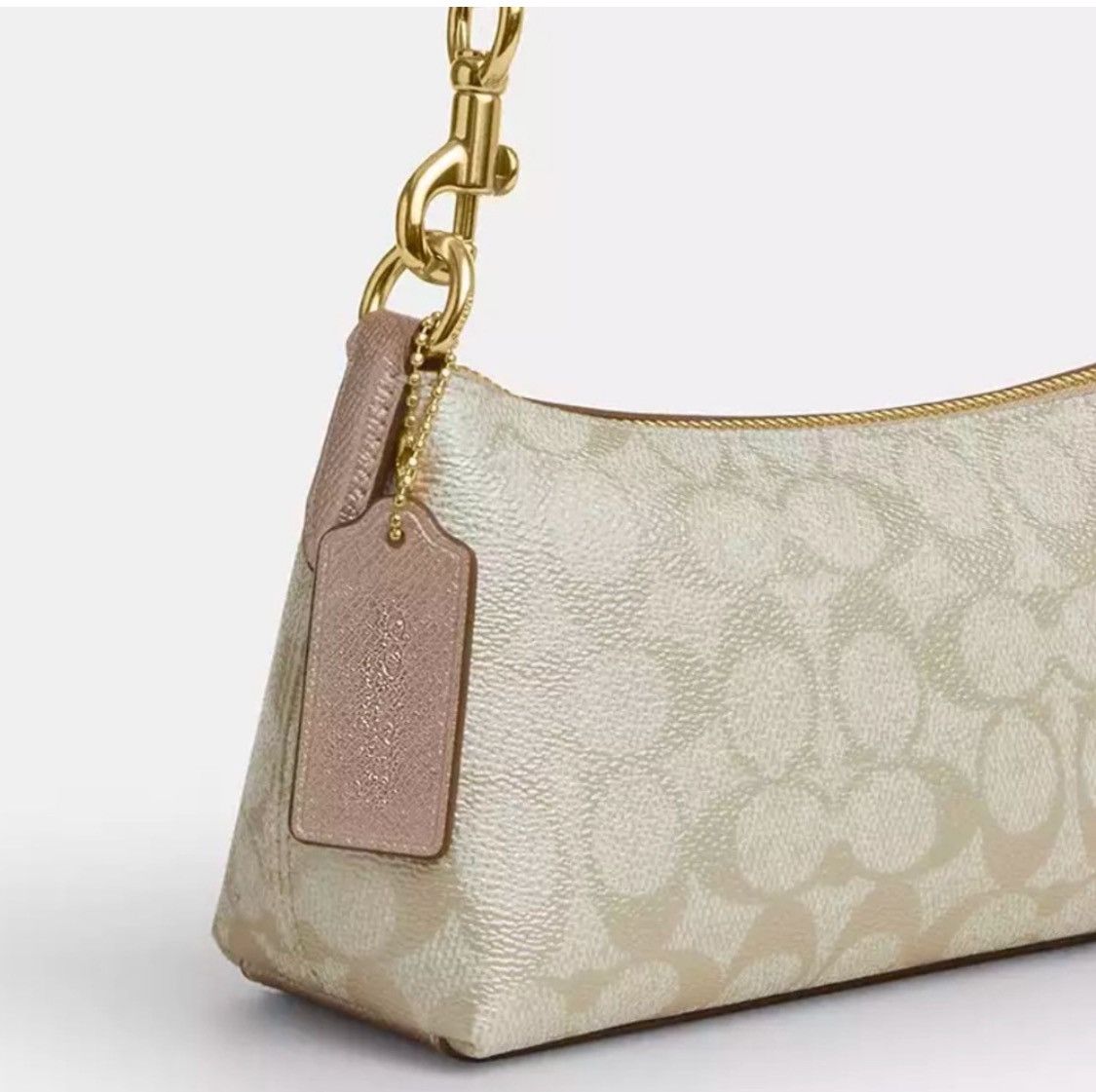 Coach NWT COACH Charlotte Leather/Canvas Shoulder Bag Size ONE SIZE - 4 Thumbnail