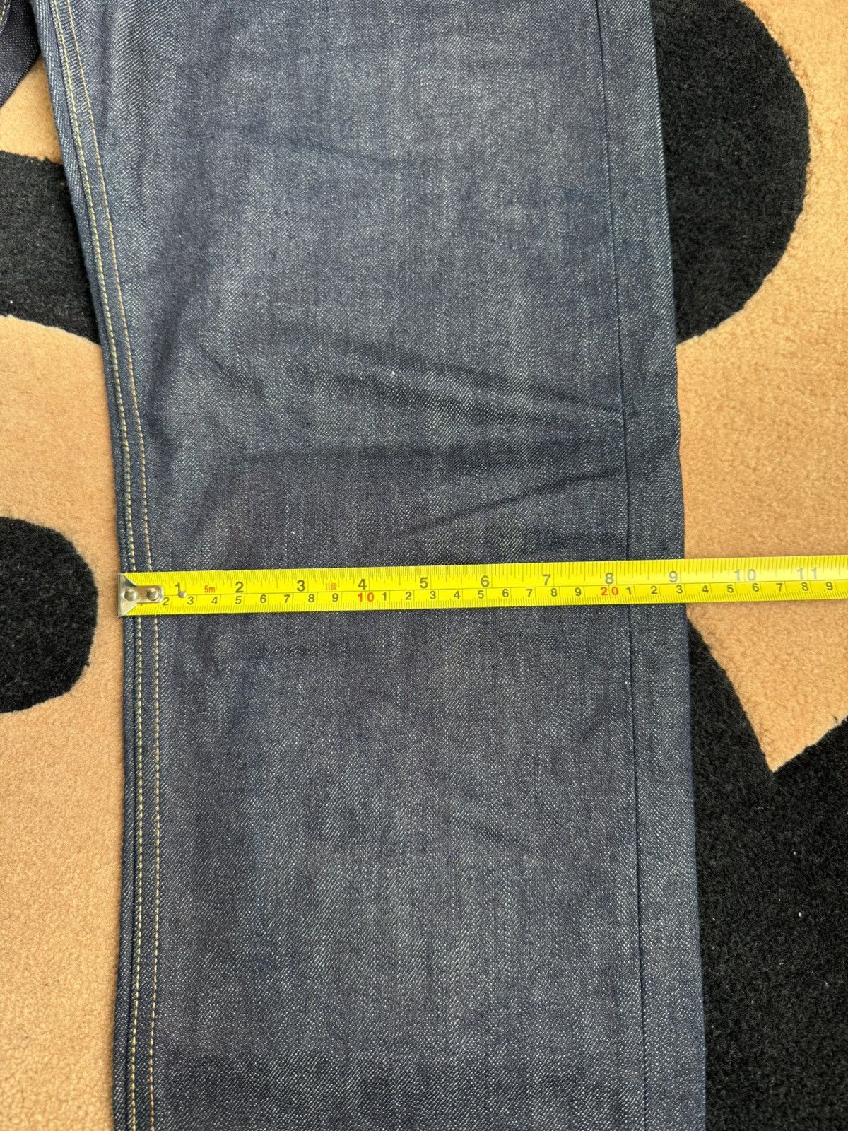 Evisu EVISU white daicock and red flower style jeans！size：30 Size US 30 / EU 46 - 12 Thumbnail