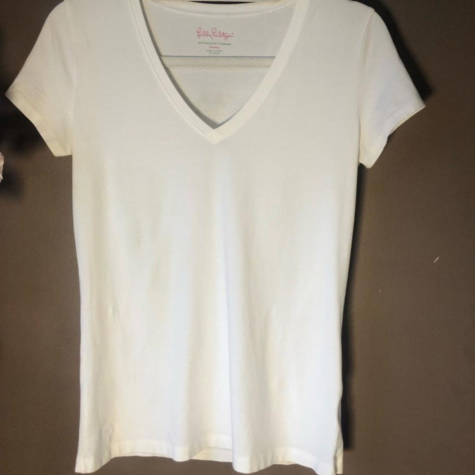 Lilly Pulitzer T-shirt top white short-sleeve lilly Pulitzer Size XS / US 0-2 / IT 36-38 - 1 Thumbnail