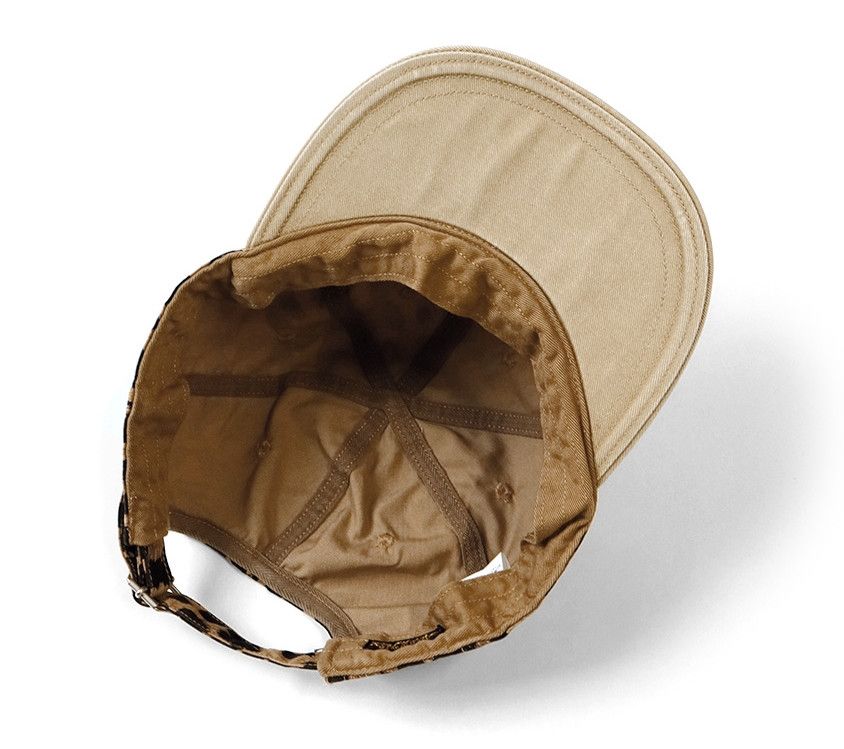 Kapital Kapital Cotton Herringbone Leopard Pattern baseball cap hat Size ONE SIZE - 6 Thumbnail