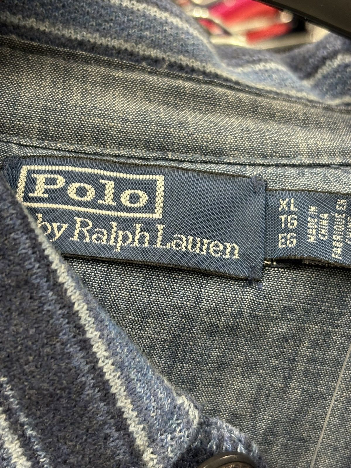 Polo Ralph Lauren Blue Patchwork Workwear Cardigan Ralph Lauren XL Limited Size US XL / EU 56 / 4 - 8 Thumbnail