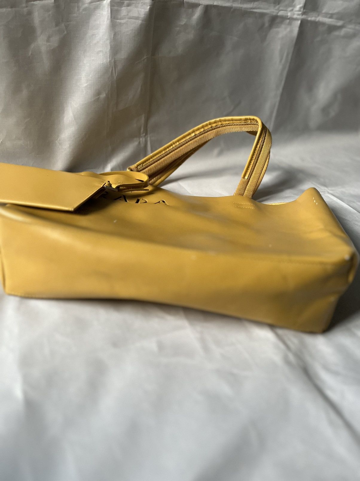 Prada Prada Beige Leather Tote Bag + Mini Bag – Italy Size ONE SIZE - 8 Thumbnail