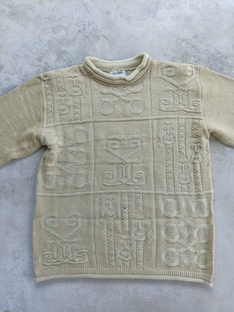 Japanese Brand × Vintage LAPITENE knitted Sweatshirt Size M / US 6-8 / IT 42-44 - 5 Thumbnail