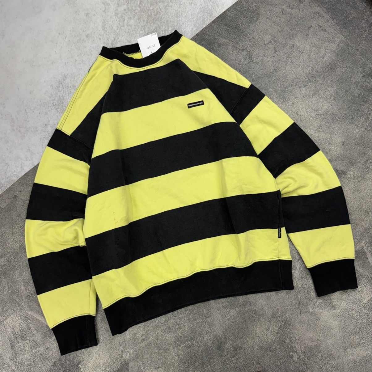 thisisneverthat THISISNEVERTHAT stripe oversized sweatshirt Size US L / EU 52-54 / 3 - 2 Thumbnail
