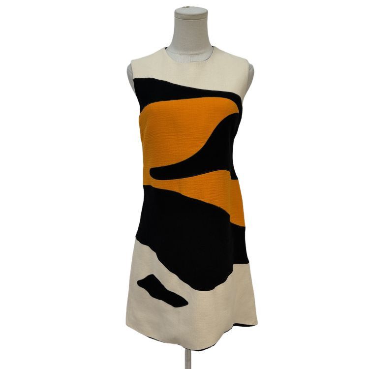 Dior Christian Dior Colorblock Mini Dress Size 38 Size S / US 4 / IT 40 - 1 Thumbnail