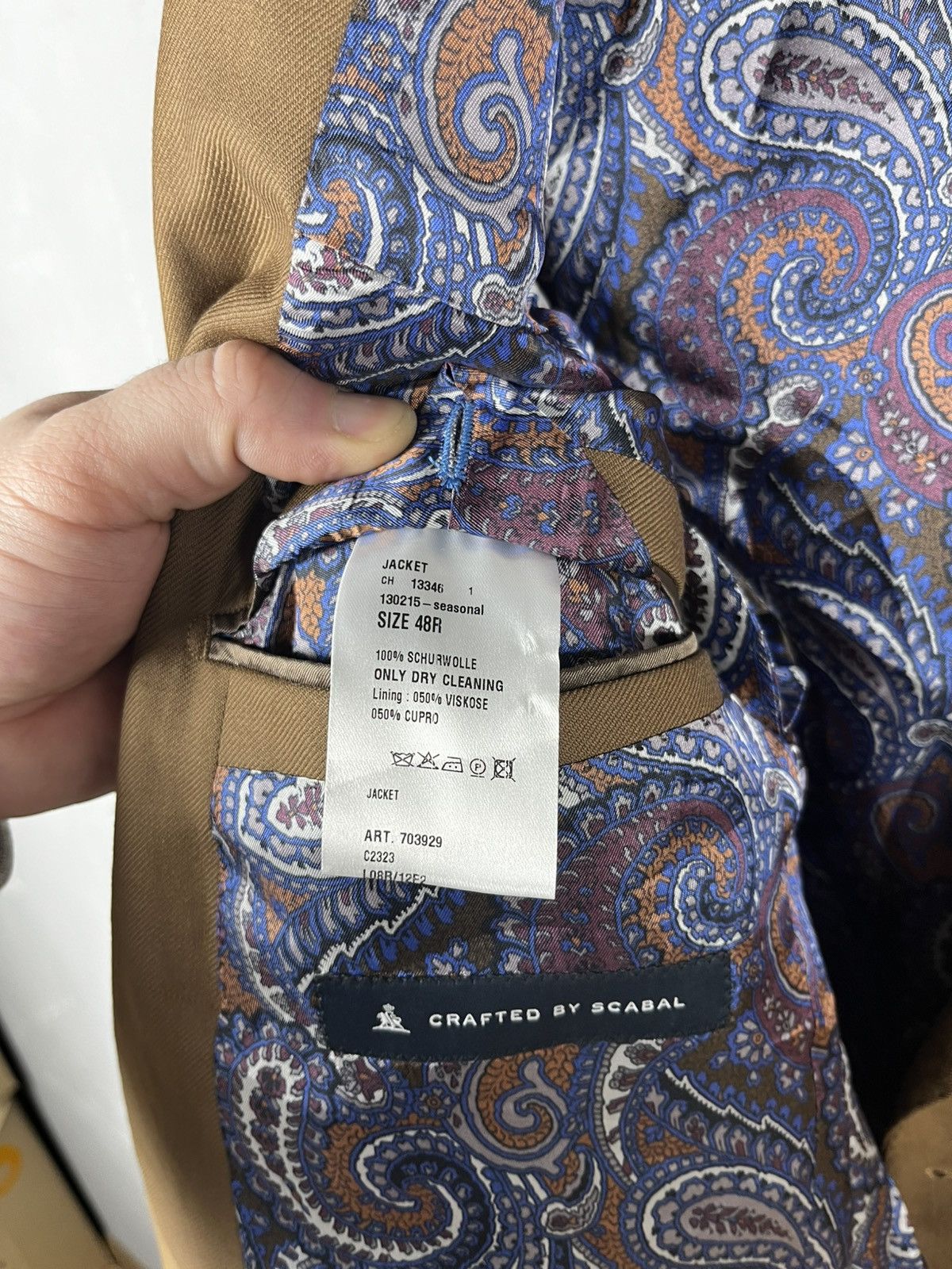 SCABAL Scabal blazer jacket Size 48R - 13 Thumbnail
