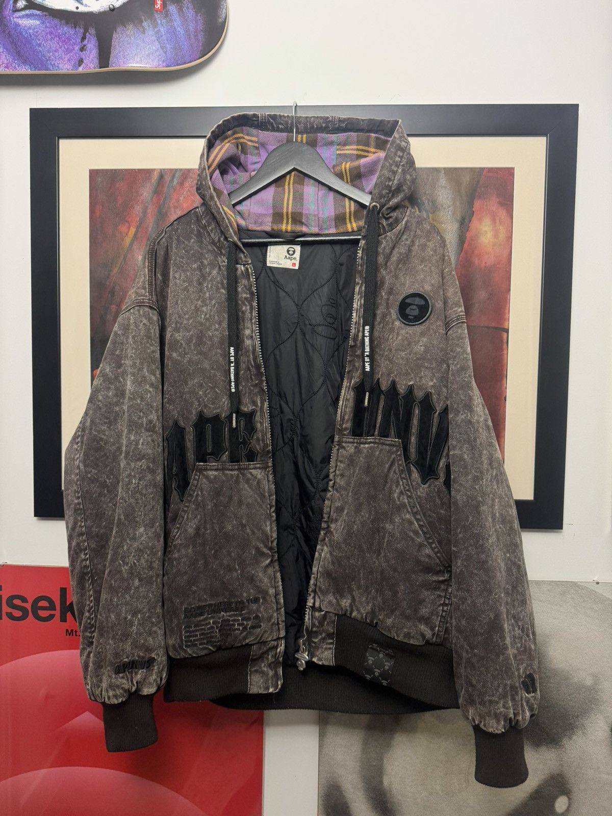 Aape A Bathing Ape Aape Rare Active Jacket Washed Japanese Hype Size US L / EU 52-54 / 3 - 2 Thumbnail
