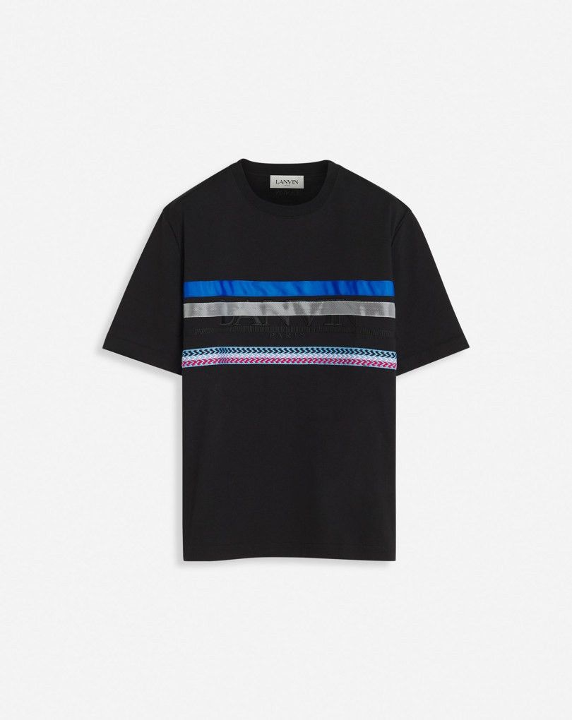o1w1db10124 Classic Curb Men's T Shirts in Black